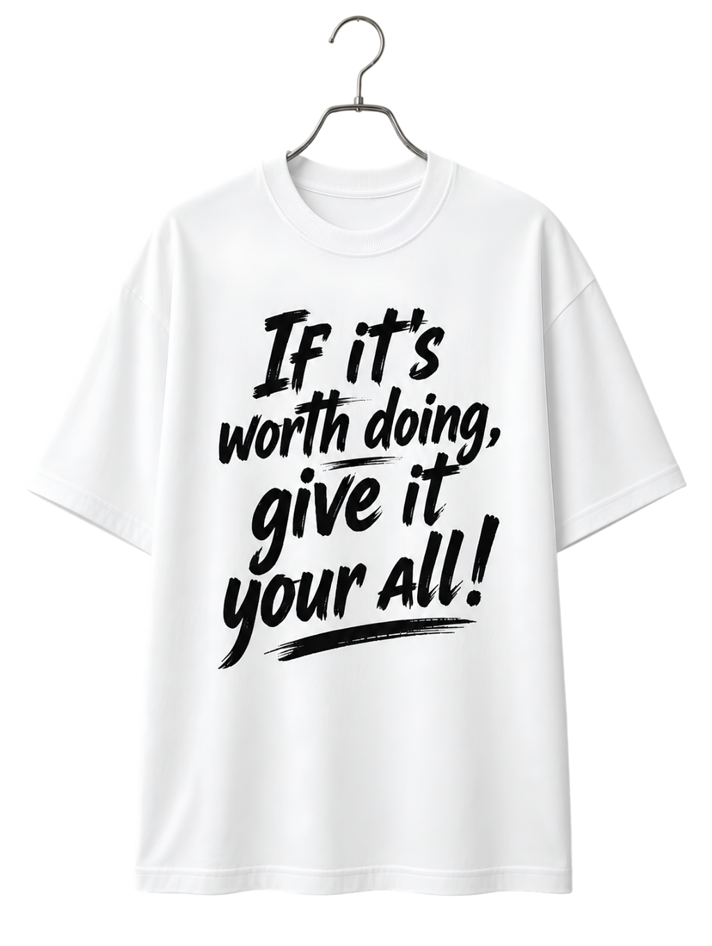 Inspirational Graphic T-Shirt — “Do It With Love or Don’t Do It at All” Motivational Tee