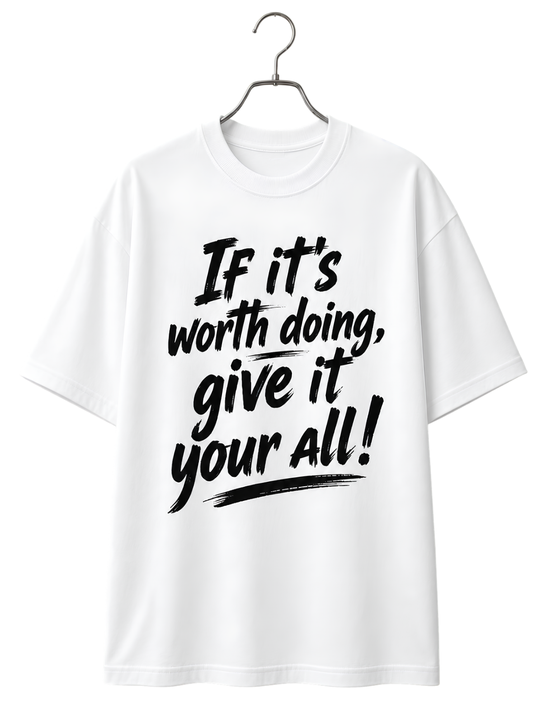 Inspirational Graphic T-Shirt — “Do It With Love or Don’t Do It at All” Motivational Tee