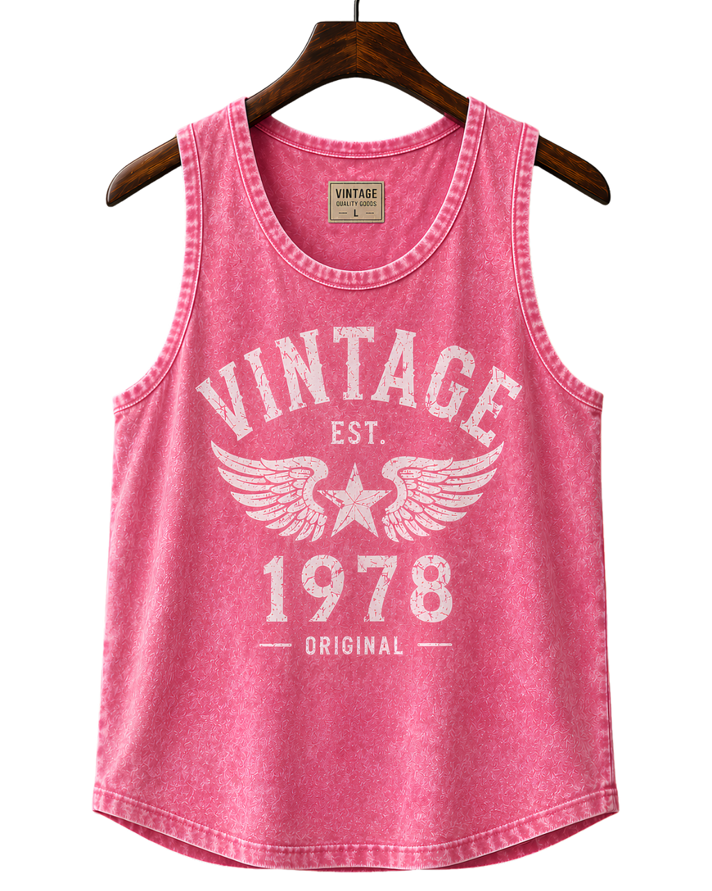 Vintage 1978 Stonewash Tank Top — Retro Muscle Tee