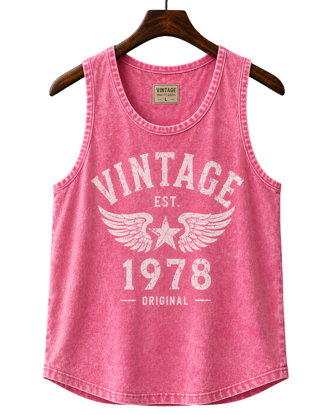 Vintage 1978 Stonewash Tank Top — Retro Muscle Tee