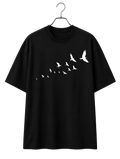 Moon Phases T-Shirt — Minimal Celestial Crew Tee