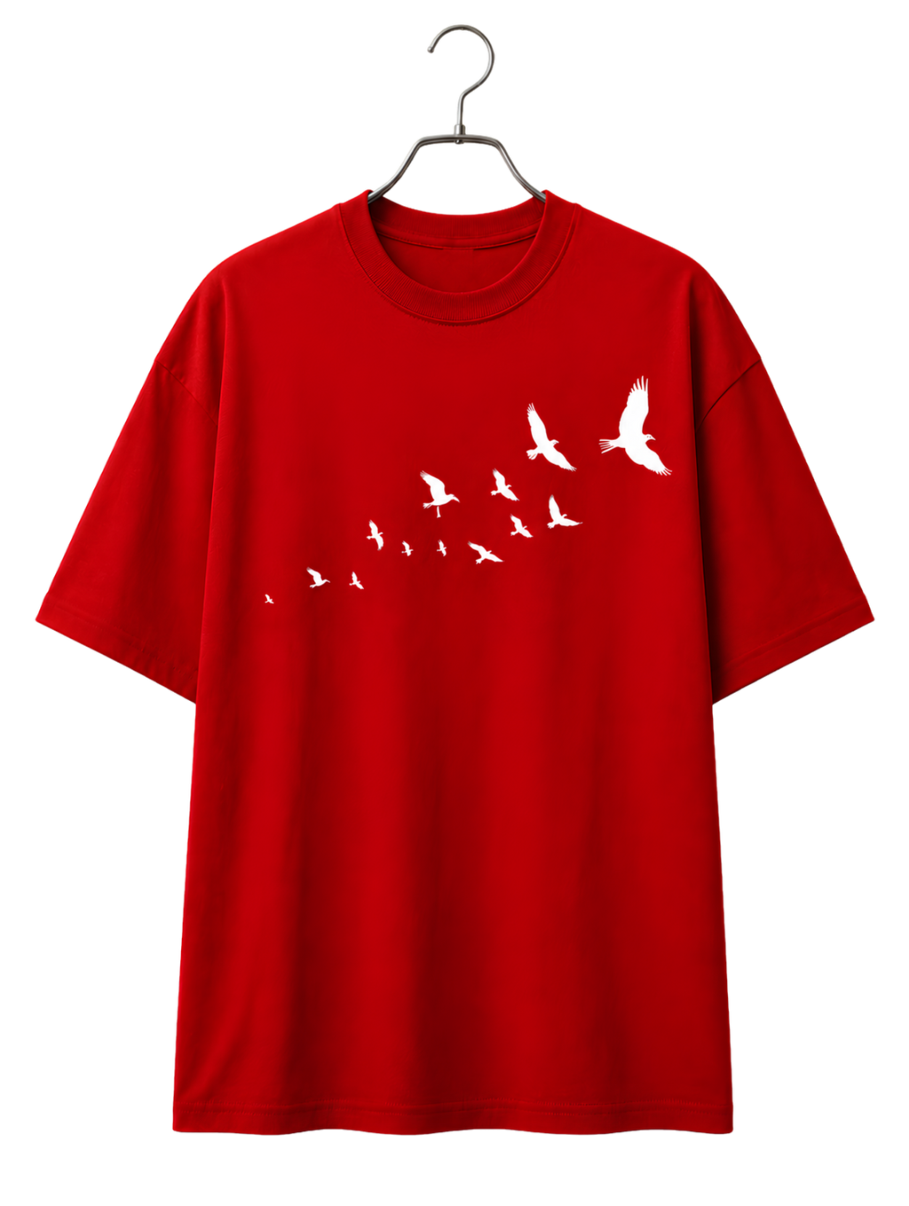 Moon Phases T-Shirt — Minimal Celestial Crew Tee