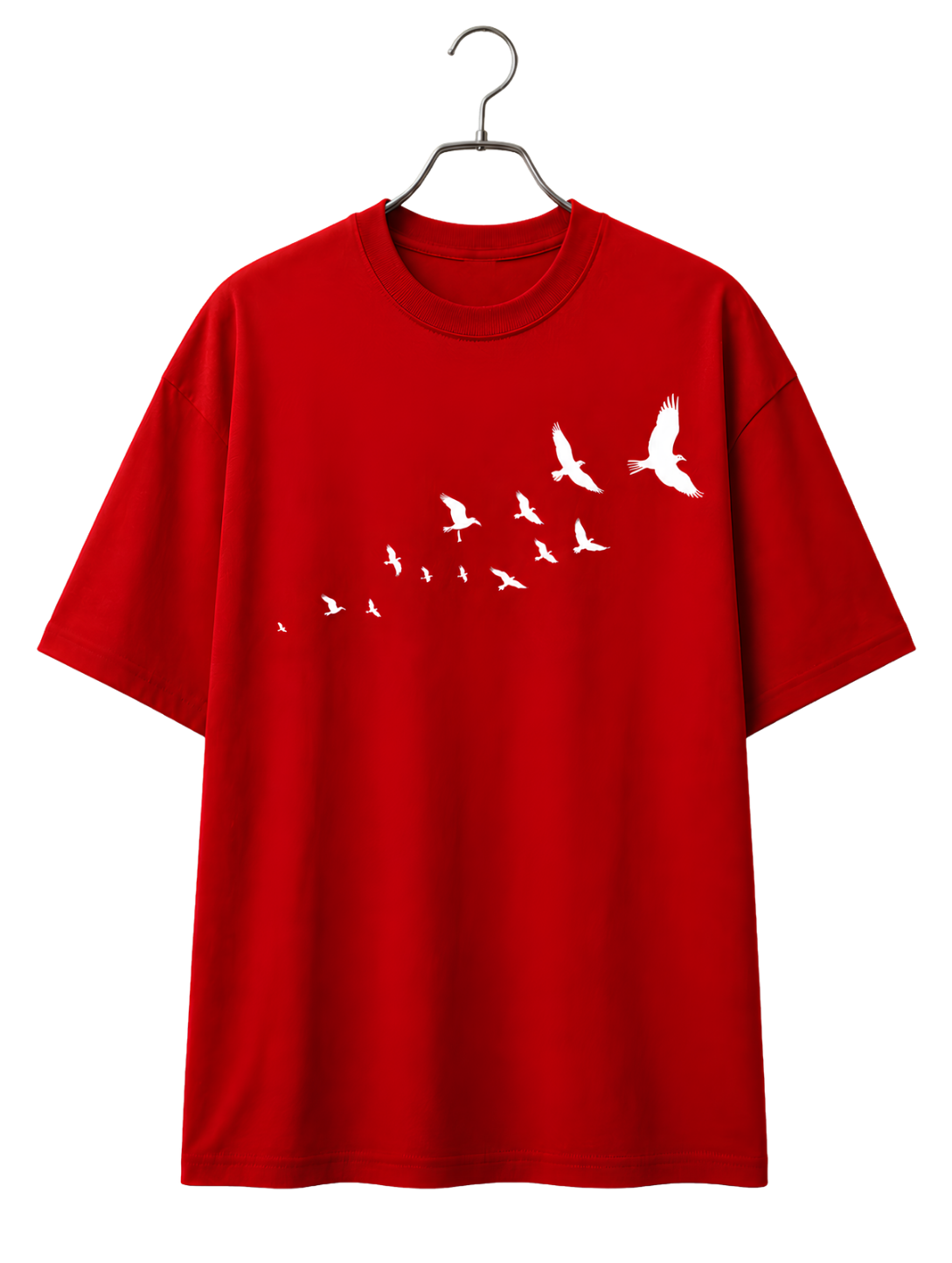 Moon Phases T-Shirt — Minimal Celestial Crew Tee