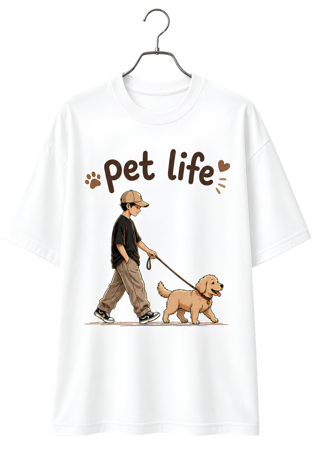 Pet Life T-Shirt — Cute Dog & Cat Graphic Tee