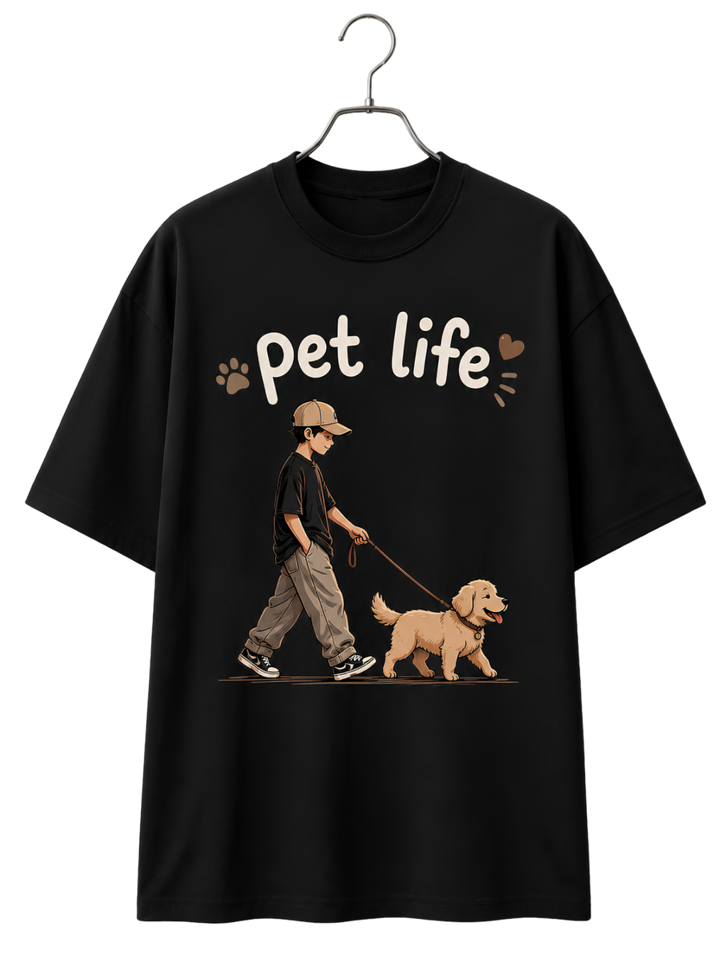 Pet Life T-Shirt — Cute Dog & Cat Graphic Tee