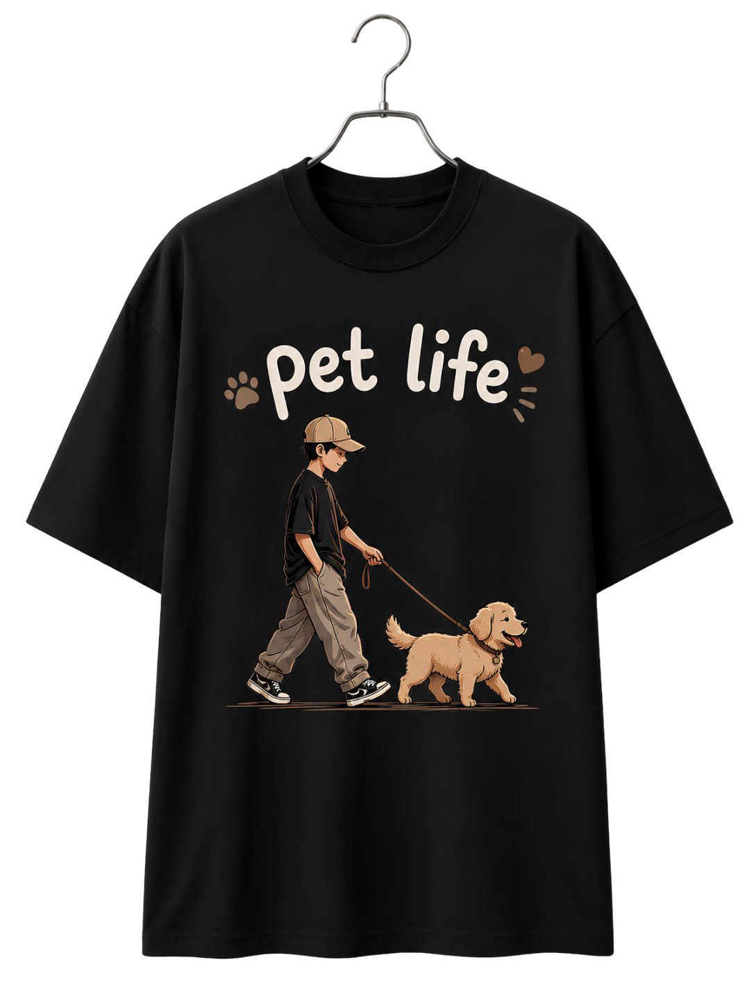 Pet Life T-Shirt — Cute Dog & Cat Graphic Tee