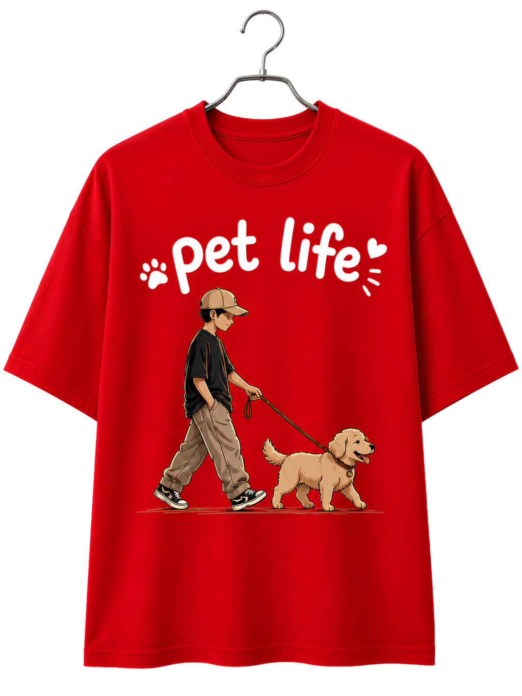 Pet Life T-Shirt — Cute Dog & Cat Graphic Tee