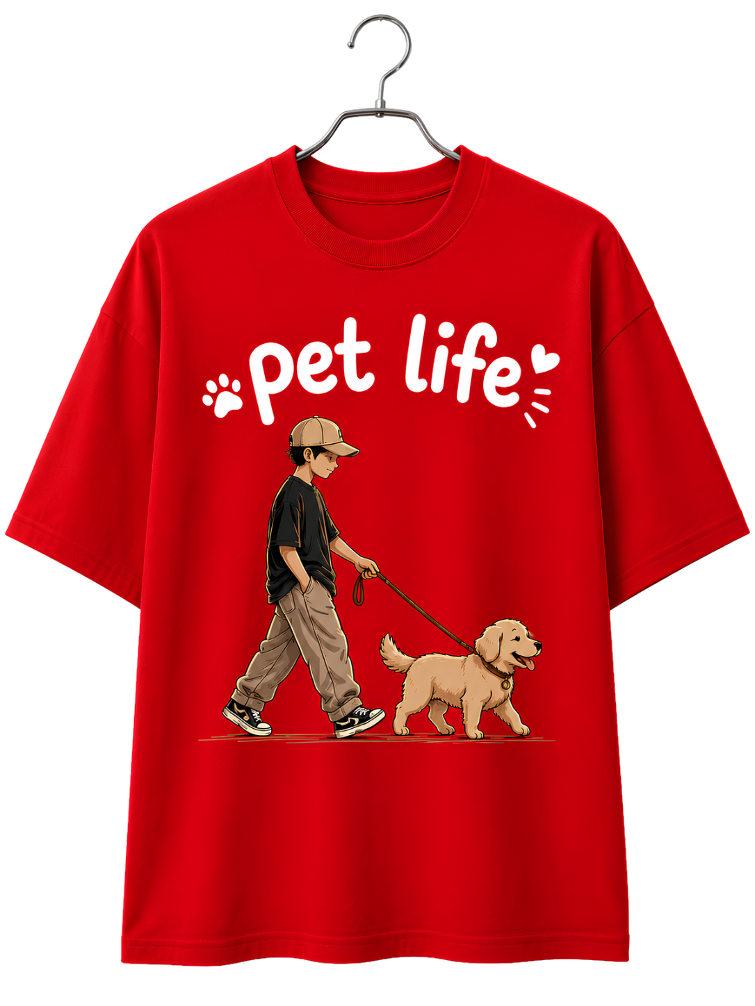 Pet Life T-Shirt — Cute Dog & Cat Graphic Tee