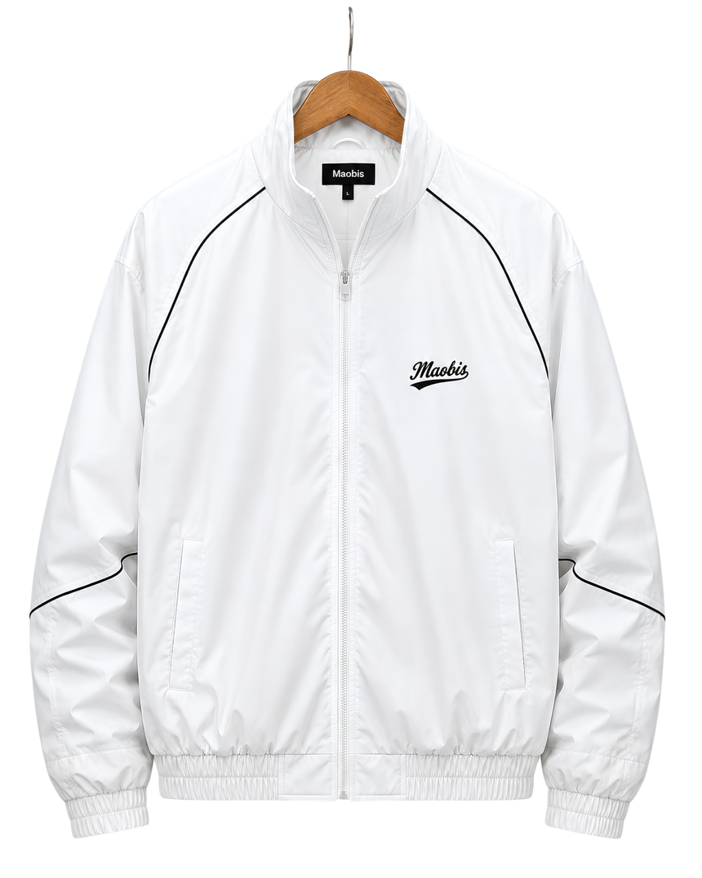Full-Zip Hoodie with Mini Jacket Print – Novelty Layered Look