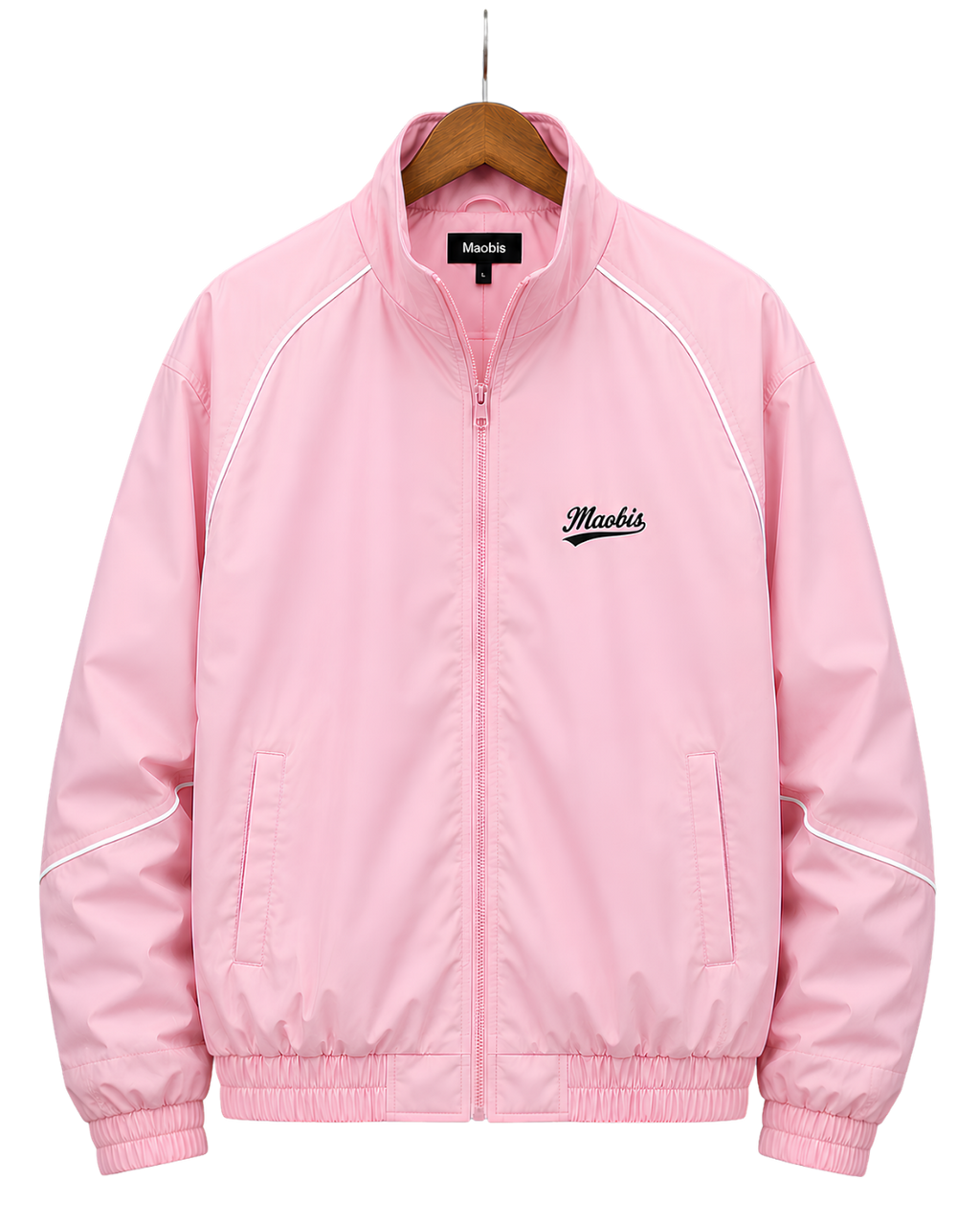 Full-Zip Hoodie with Mini Jacket Print – Novelty Layered Look