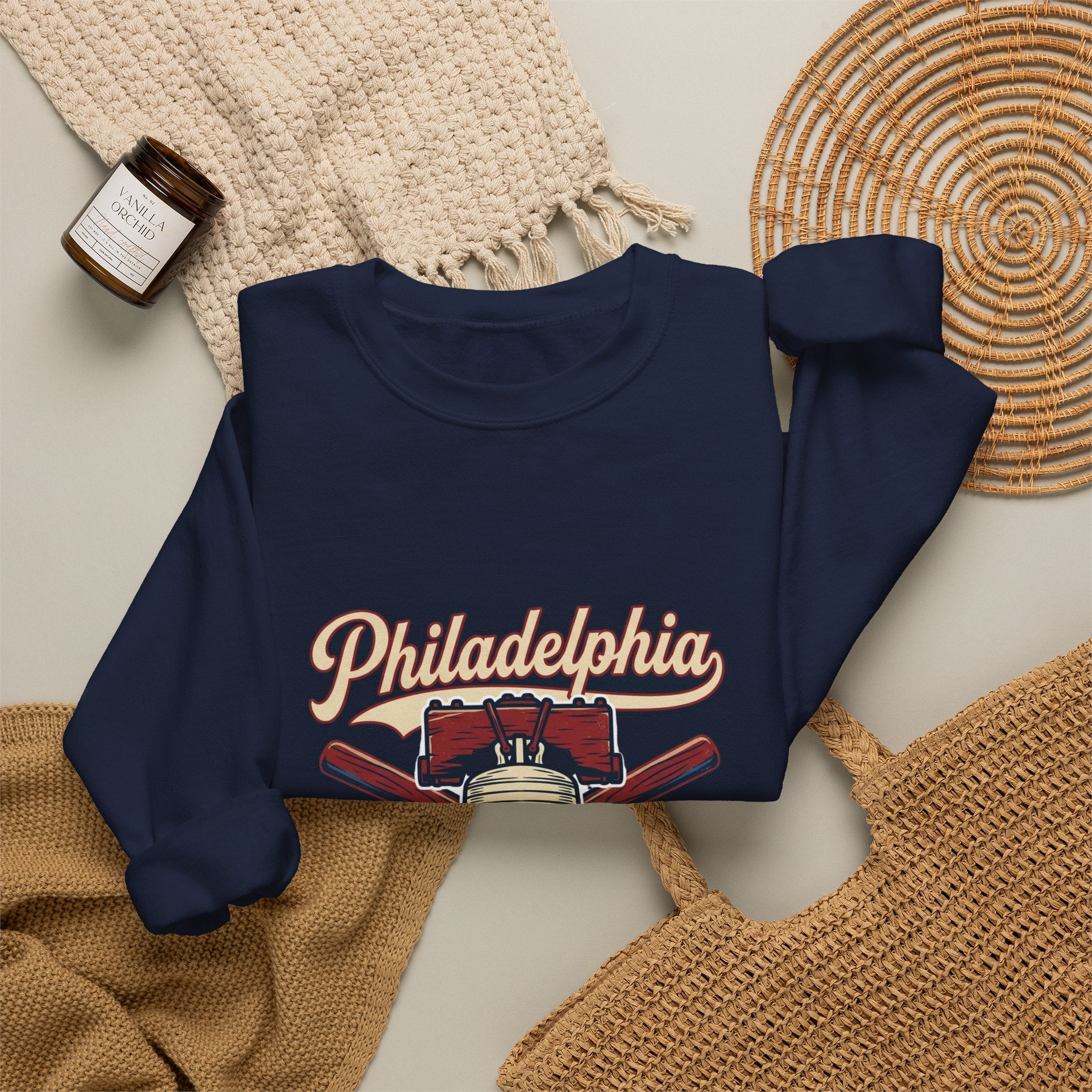 Philadelphia Baseball Club Crewneck Sweatshirt | vintage script, city pride