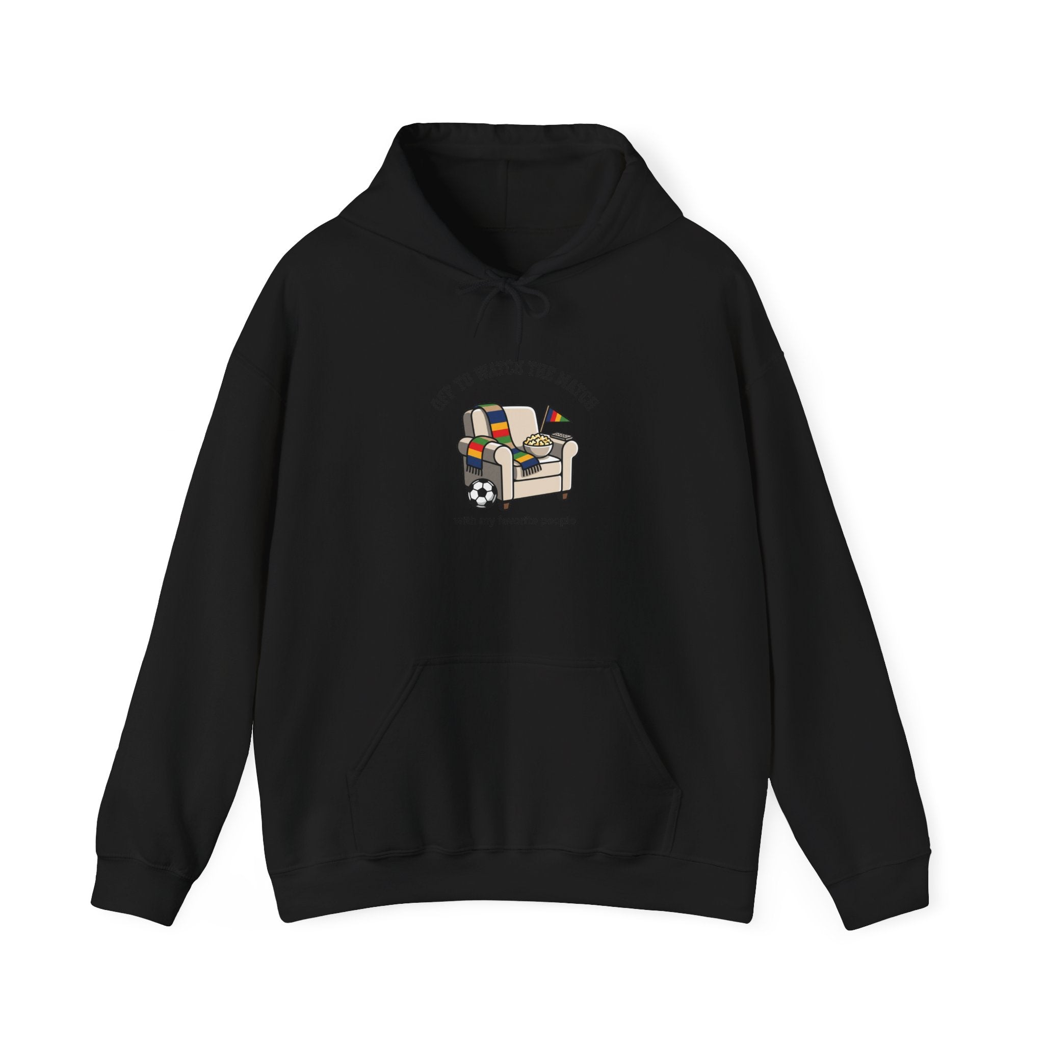 Off to Watch the Match Hoodie | soccer watch party, cozy hoodie, country colors