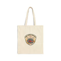 Retro Americana Road Trip Tote, vintage USA red white blue | coastal summer