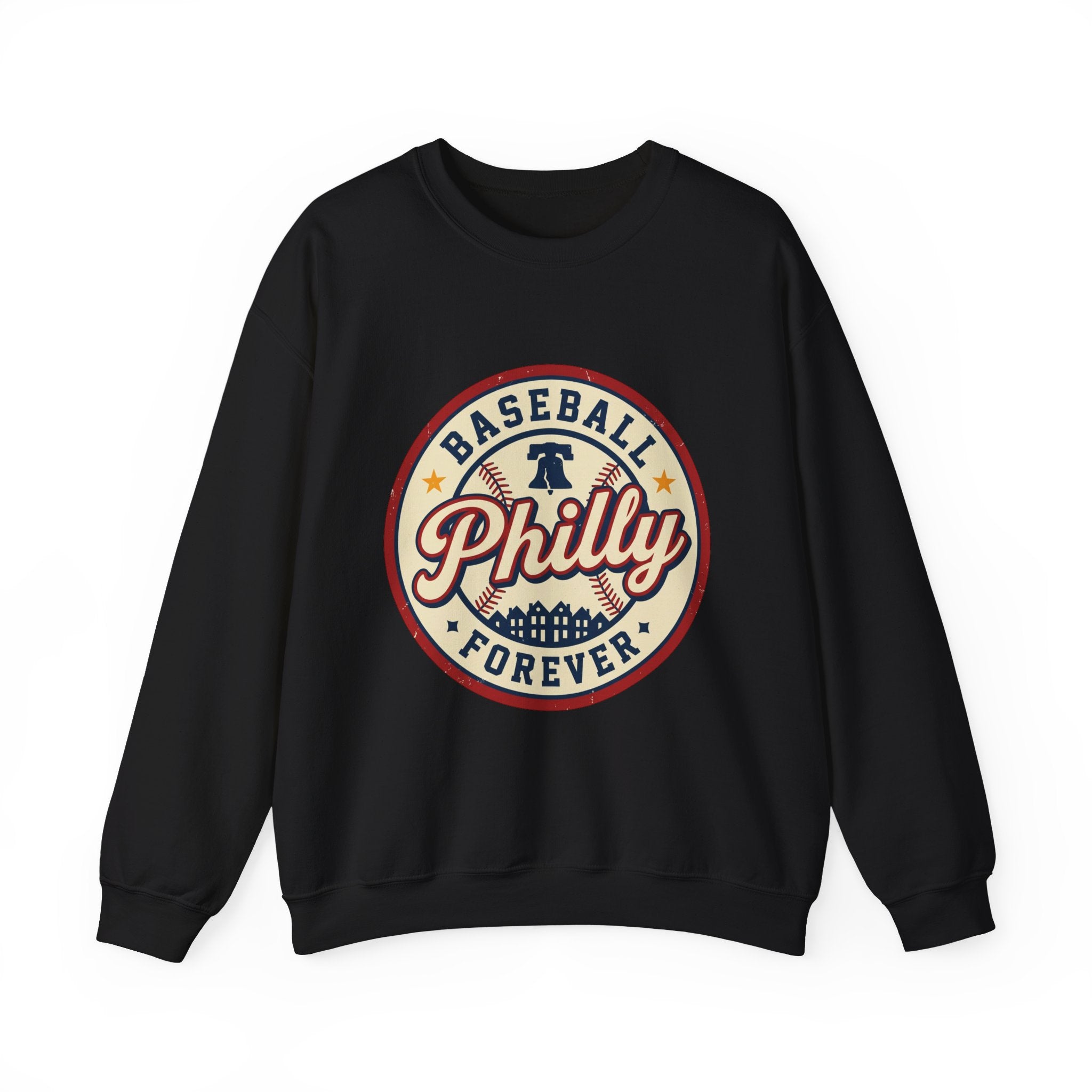 Philly Baseball Forever Crewneck Sweatshirt, vintage script, city pride