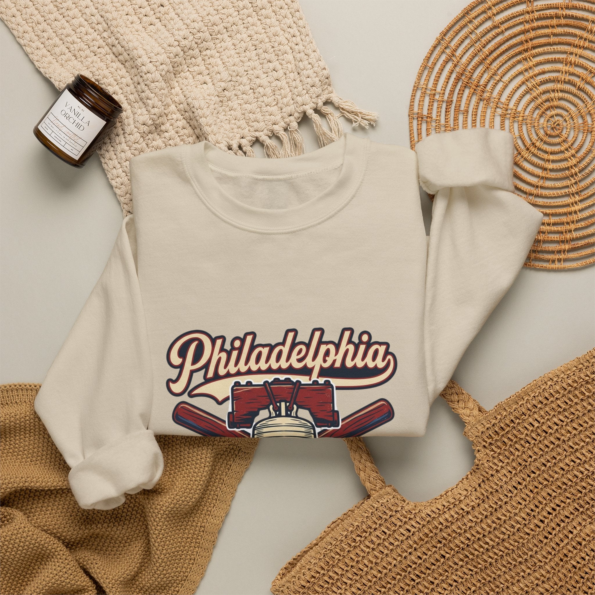 Philadelphia Baseball Club Crewneck Sweatshirt | vintage script, city pride