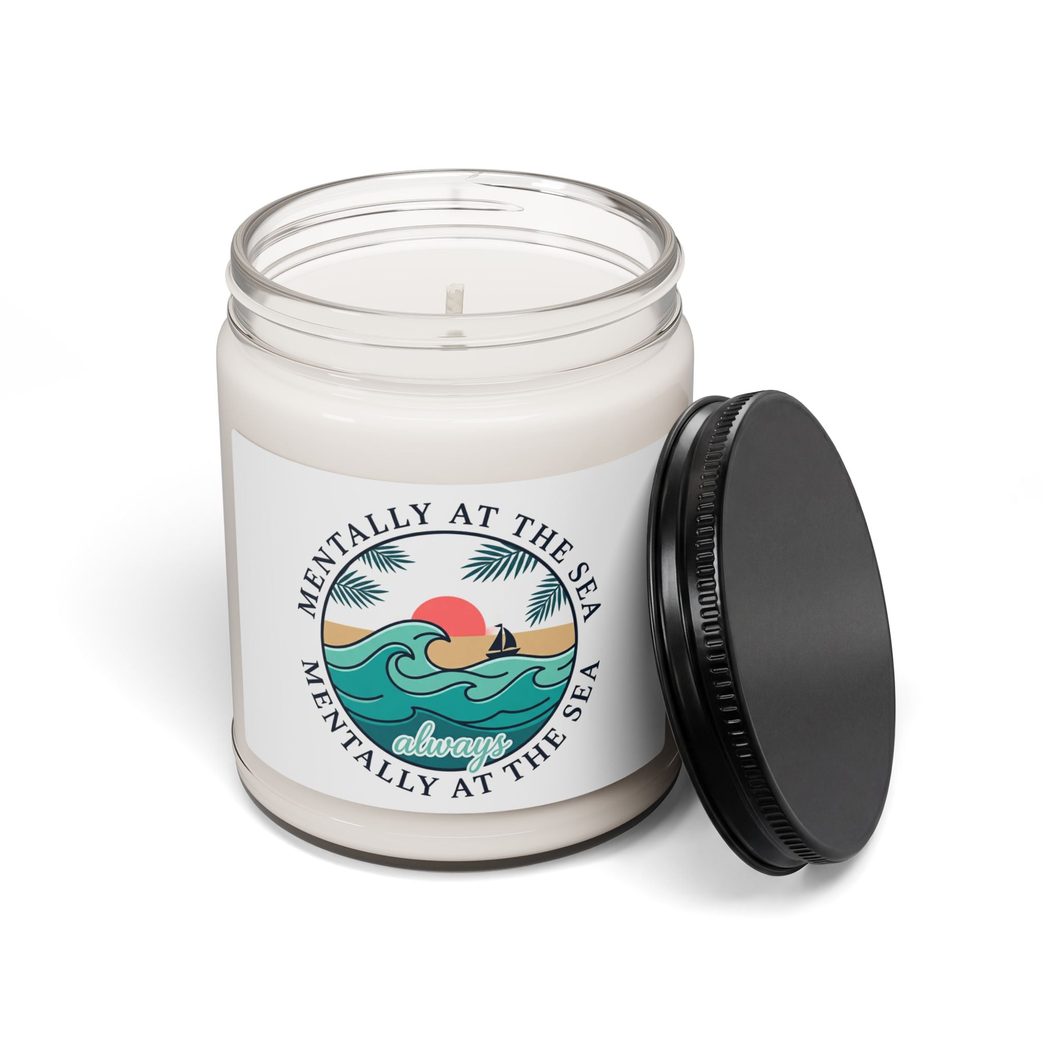 Mentally at the Sea Soy Candle, coastal aesthetic, sea breeze