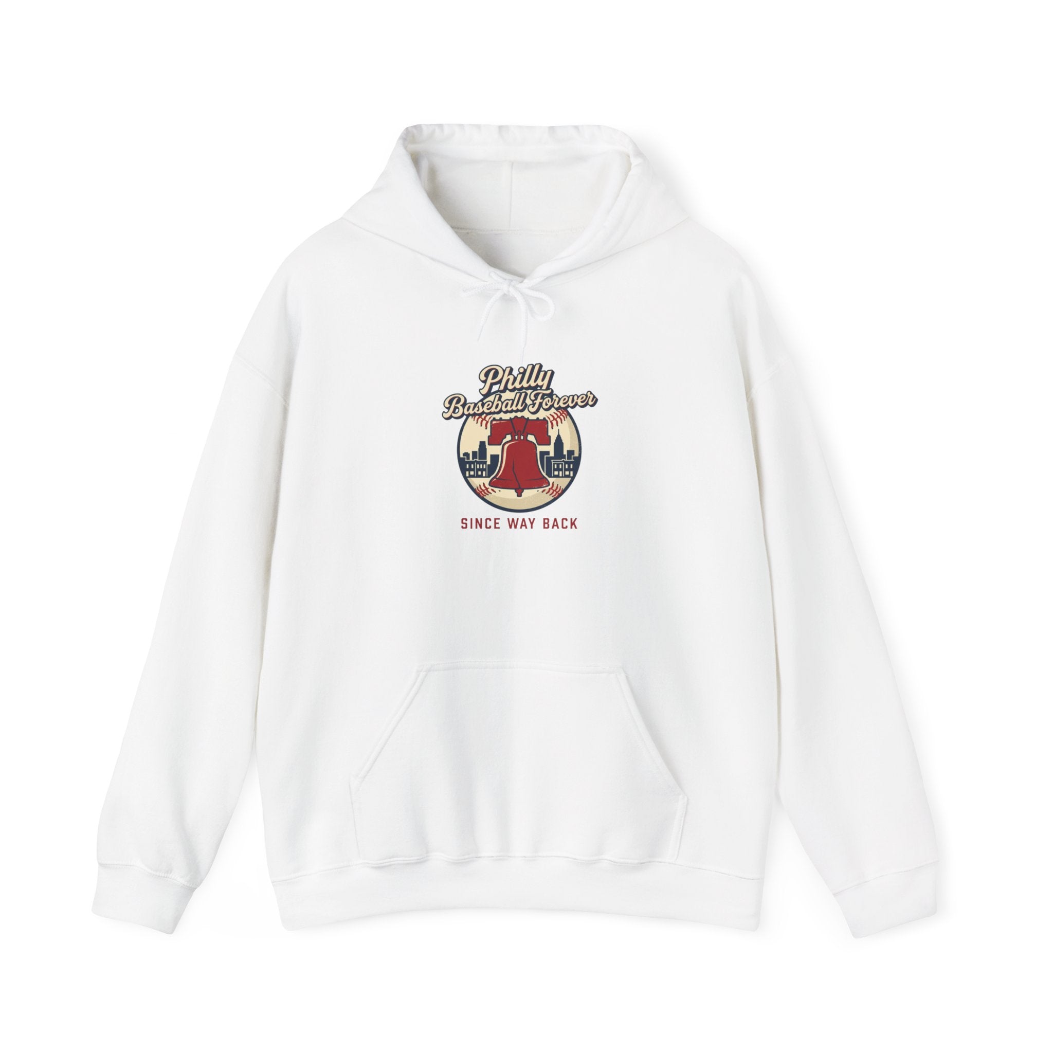 Philly Baseball Pride Hoodie | vintage script, city pride
