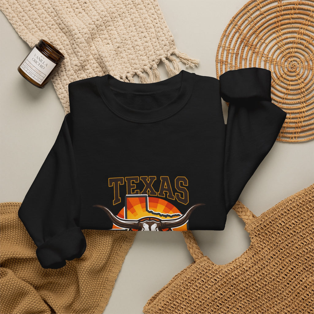 Texas Hoops Longhorn Logo Sweatshirt | Texas pride, basketball, western varsity