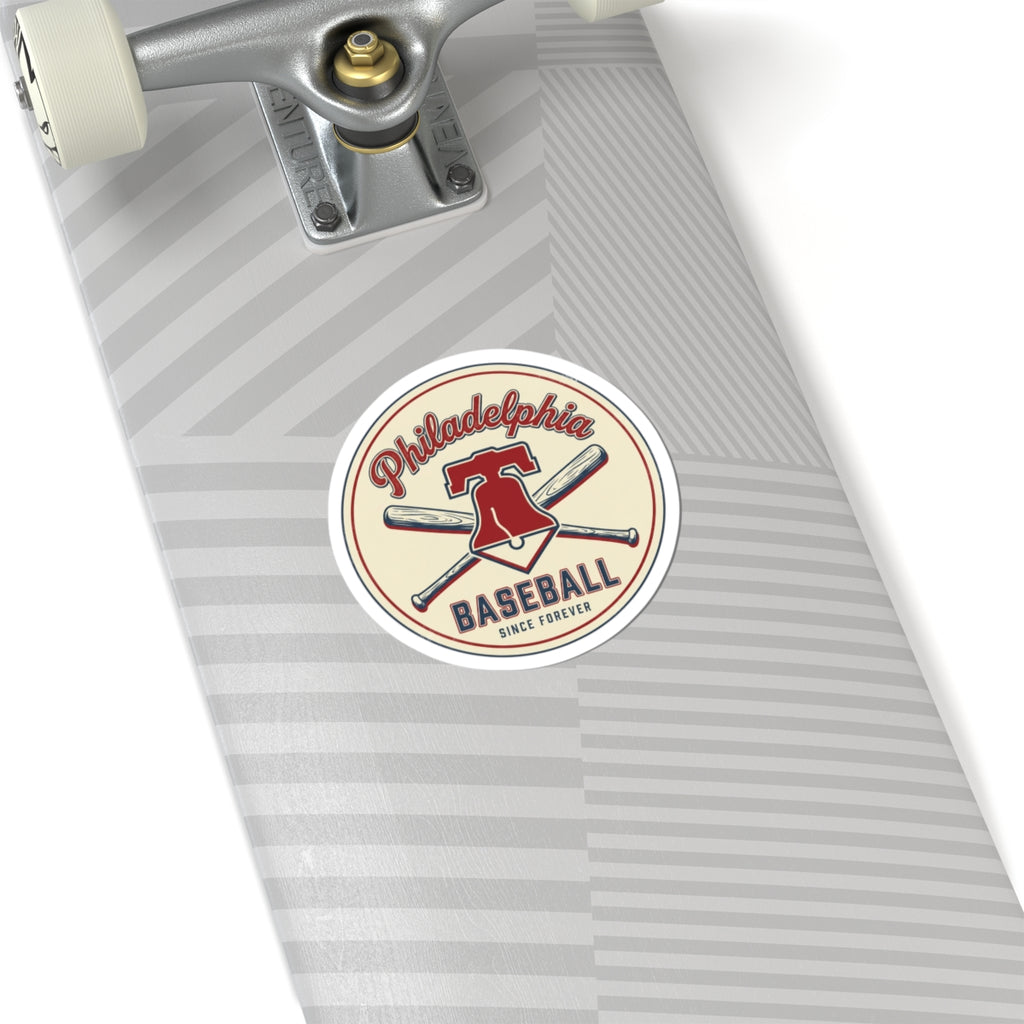 Philadelphia Baseball Sticker | Vintage Script, State Pride