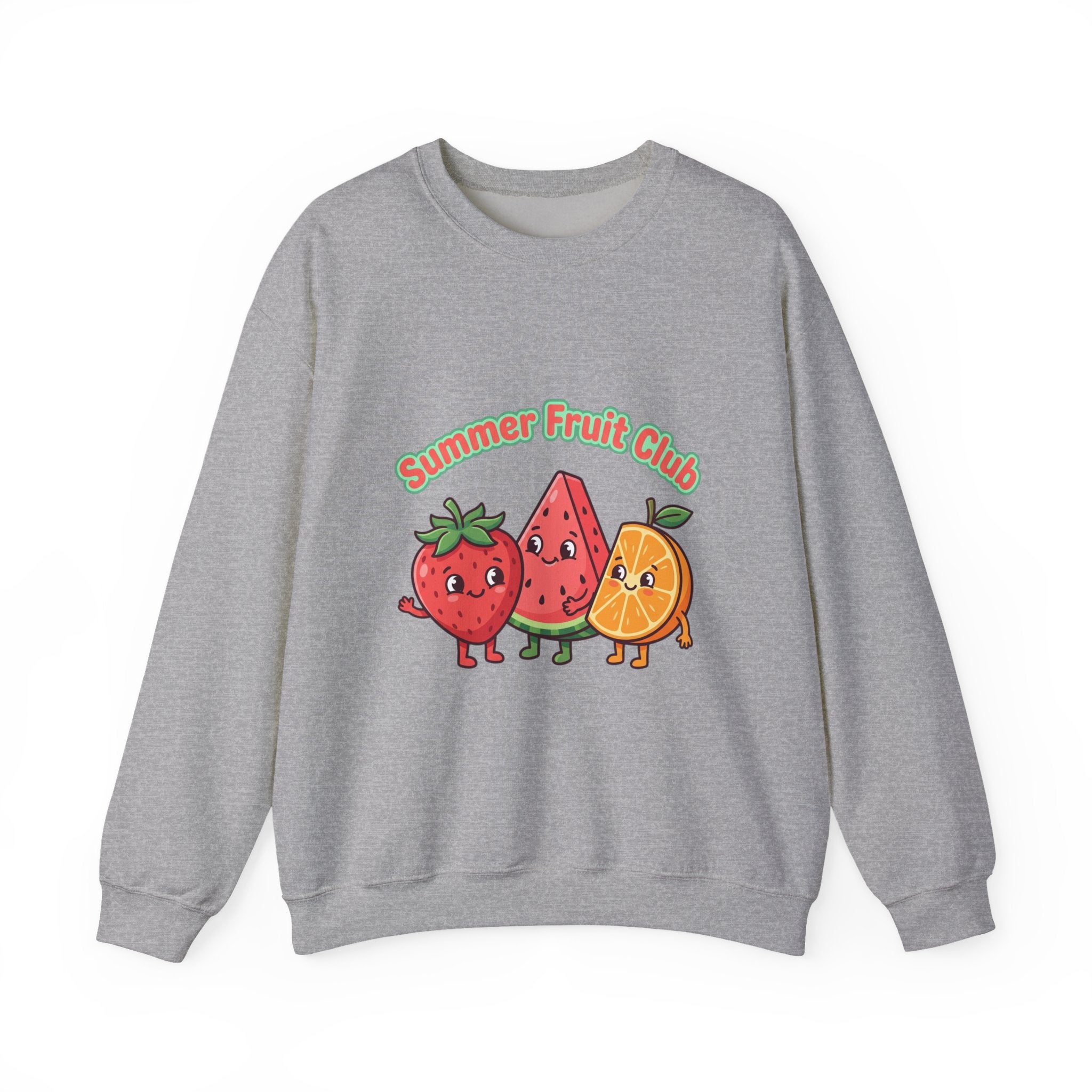 Summer Fruit Club Sweatshirt | strawberry watermelon orange, picnic aesthetic