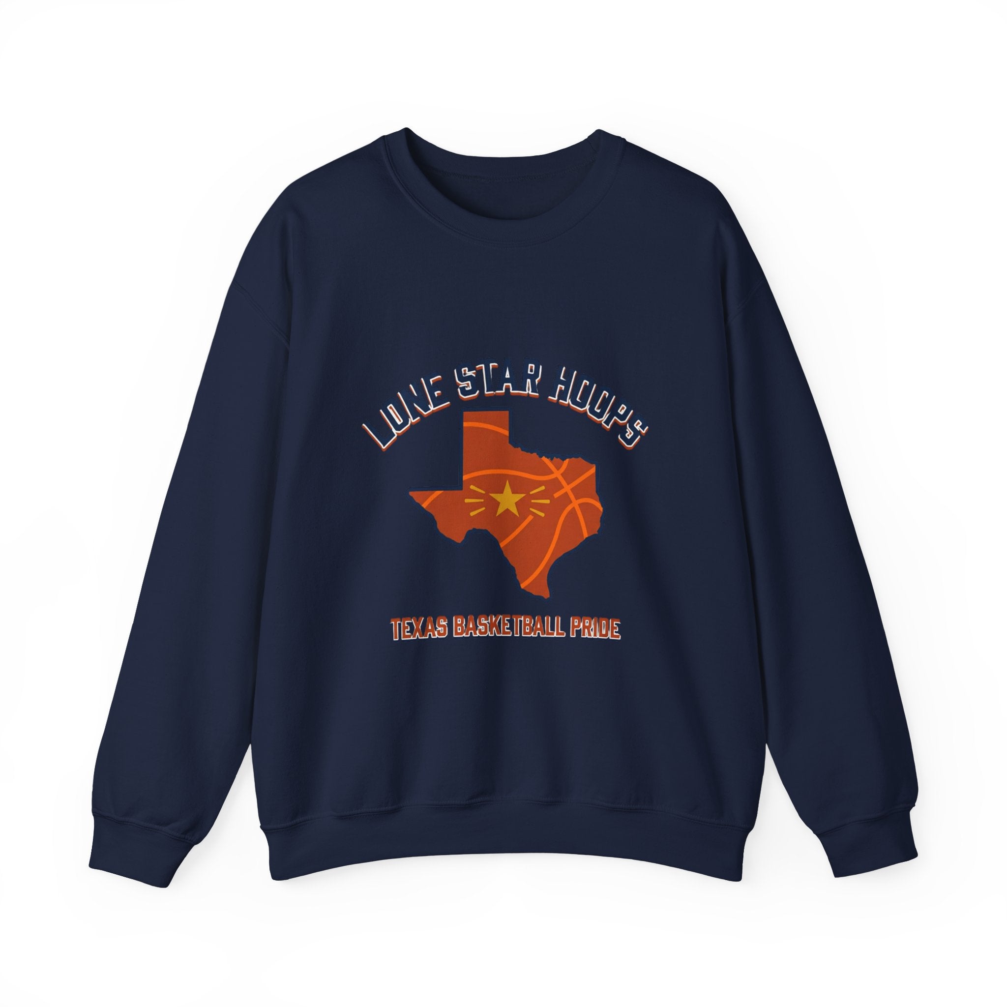 Texas Basketball Pride Sweatshirt | Lone Star Hoops, Western Varsity Retro