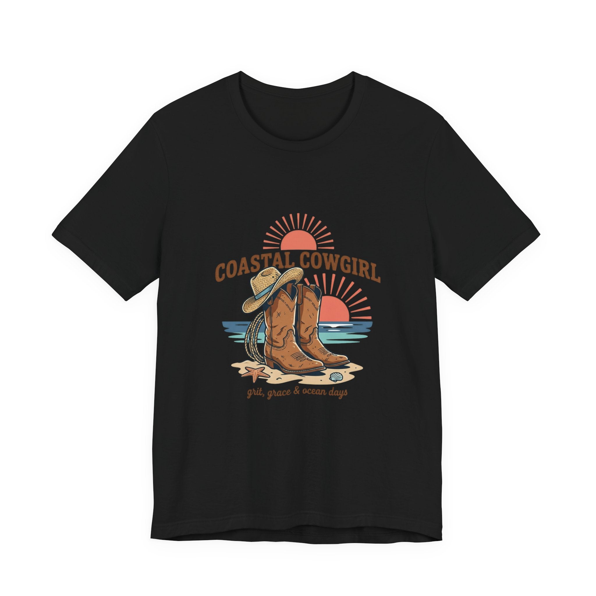 Coastal Cowgirl Boots Tee | western, ranch, vintage