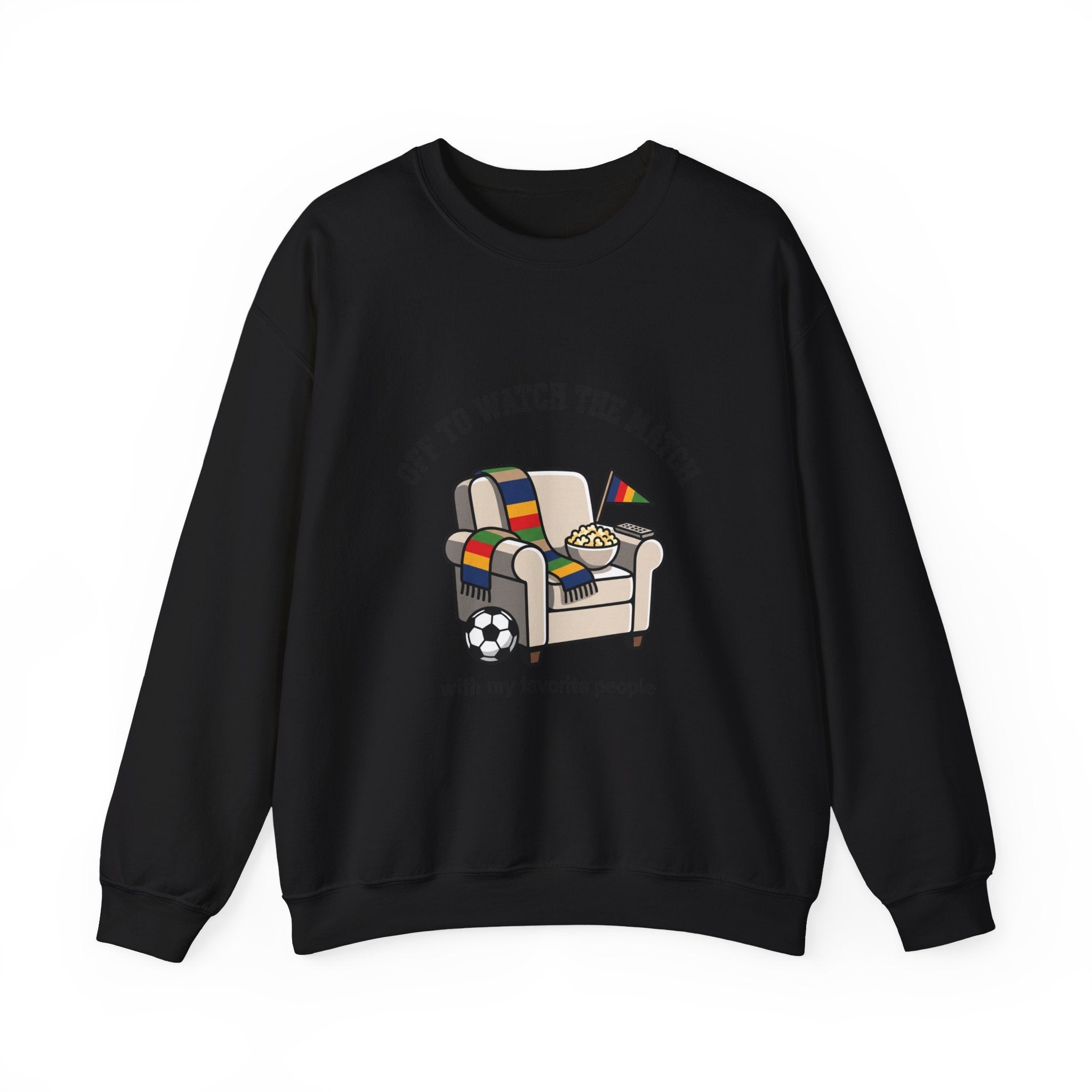 Off to Watch the Match Crewneck Sweatshirt | soccer watch party, country colors