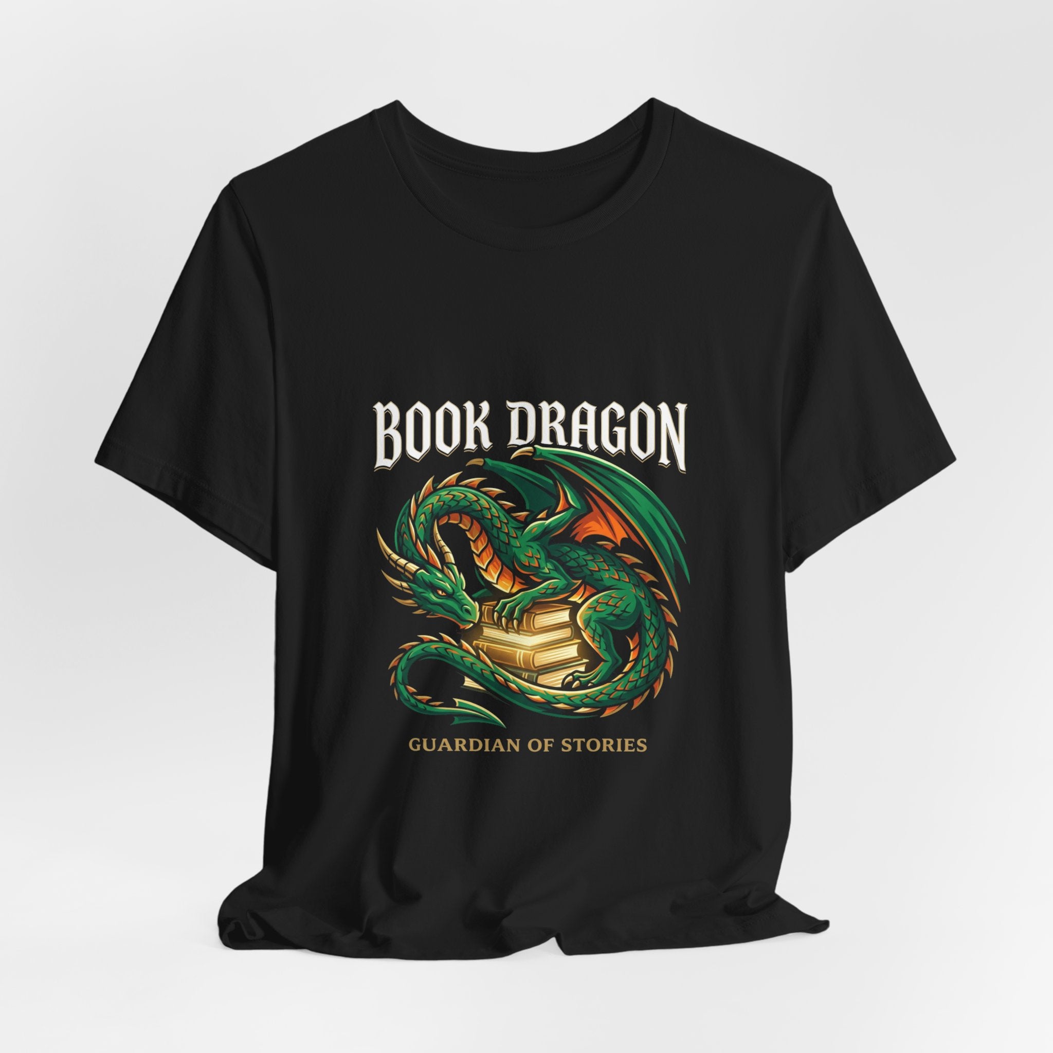 Guardian Dragon book crest T-Shirt | dragon, fantasy art