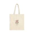 Birth Month Flower Tote | Botanical Watercolor, Personalized Name