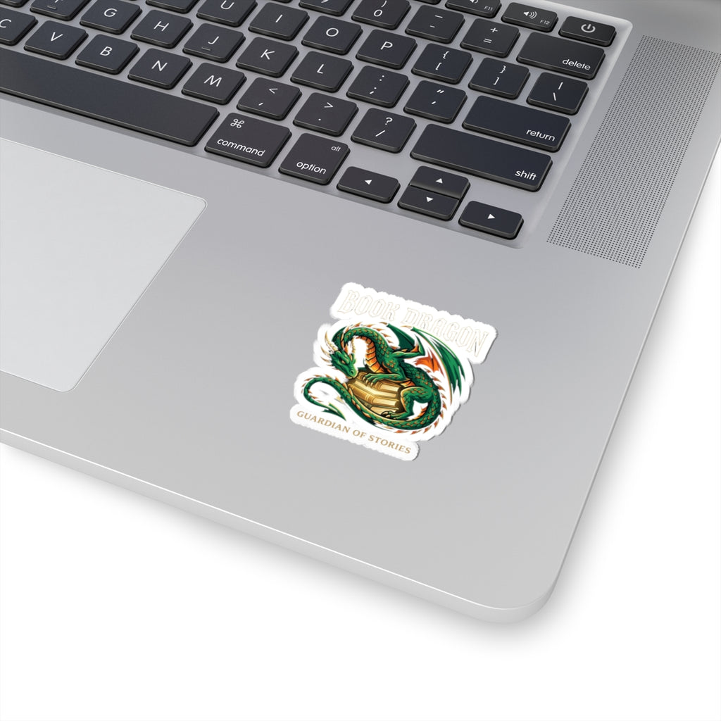 Book Dragon Sticker | dragon, fantasy art, mythical creature