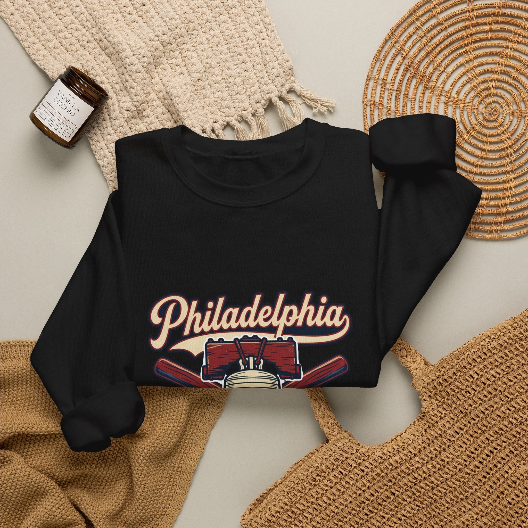 Philadelphia Baseball Club Crewneck Sweatshirt | vintage script, city pride