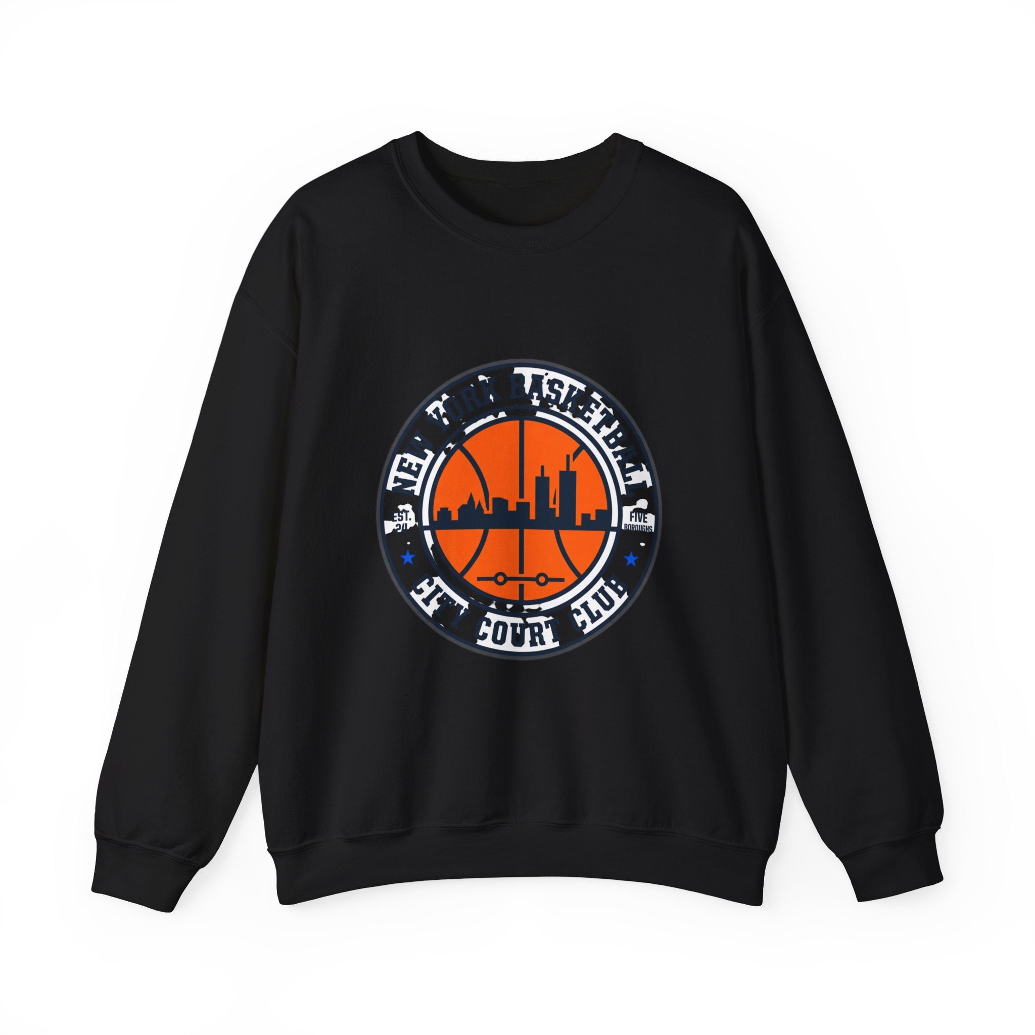 New York Basketball City Court Club Crewneck, varsity, streetwear