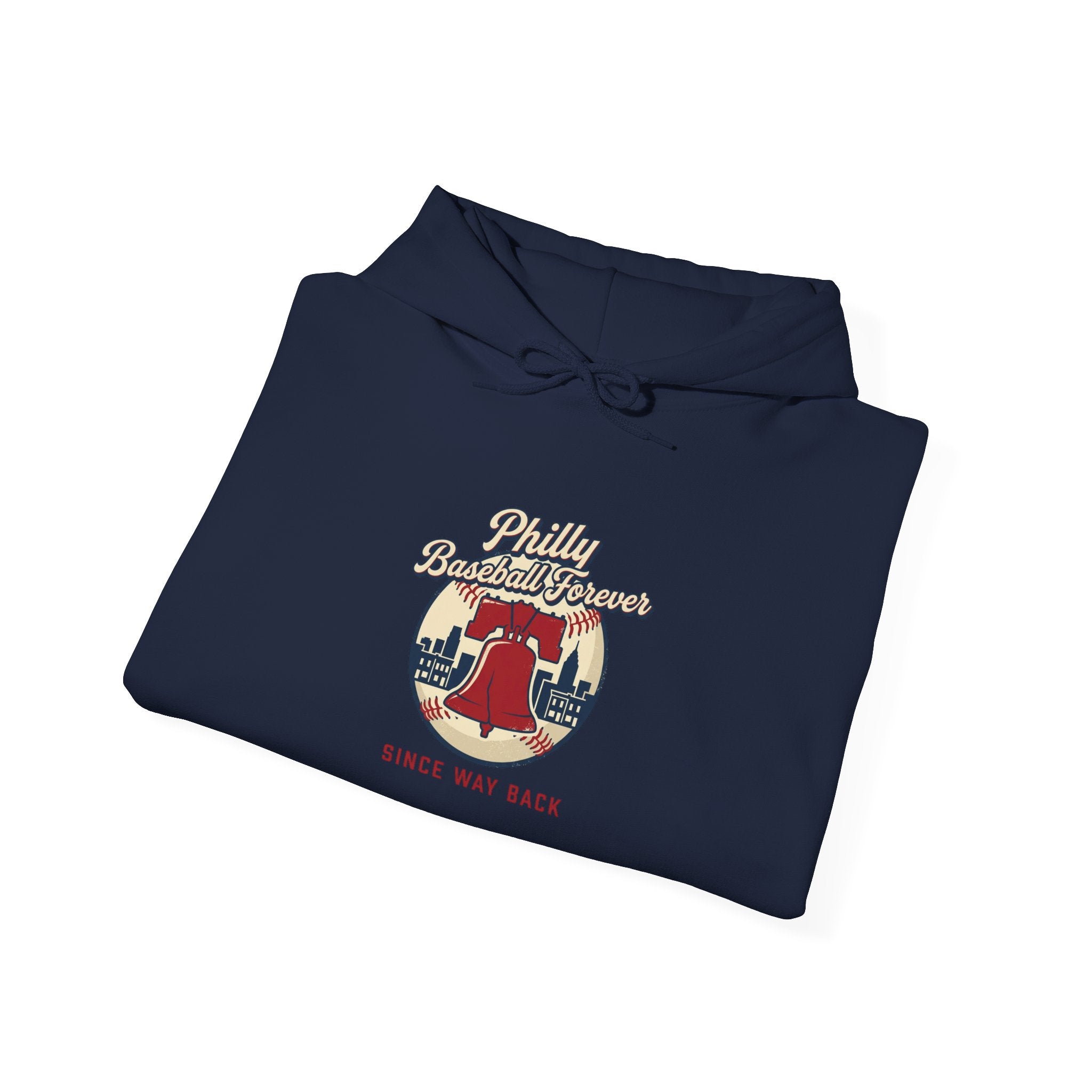 Philly Baseball Pride Hoodie | vintage script, city pride