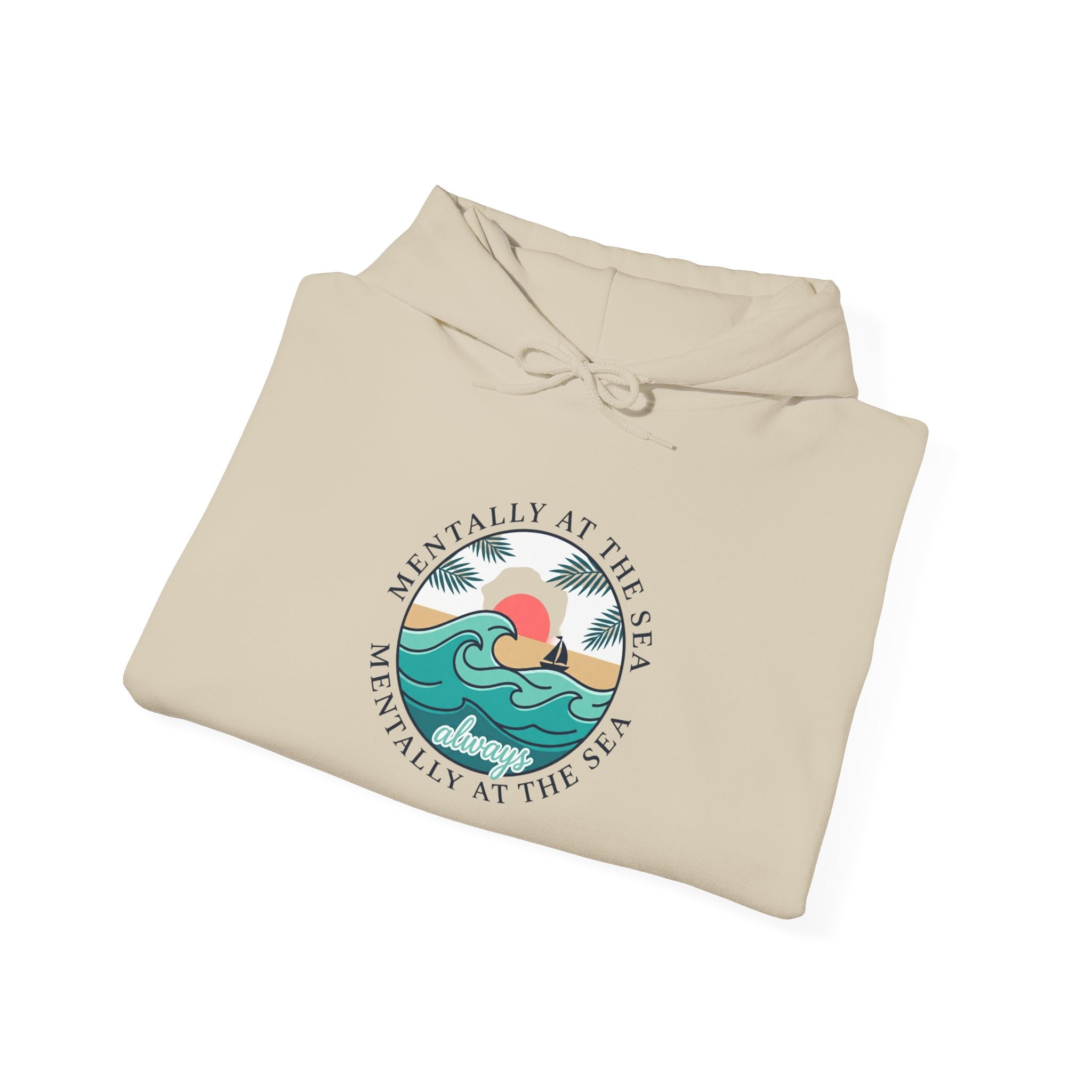 Coastal Sunset Wave Graphic Hoodie | coastal aesthetic, sea breeze