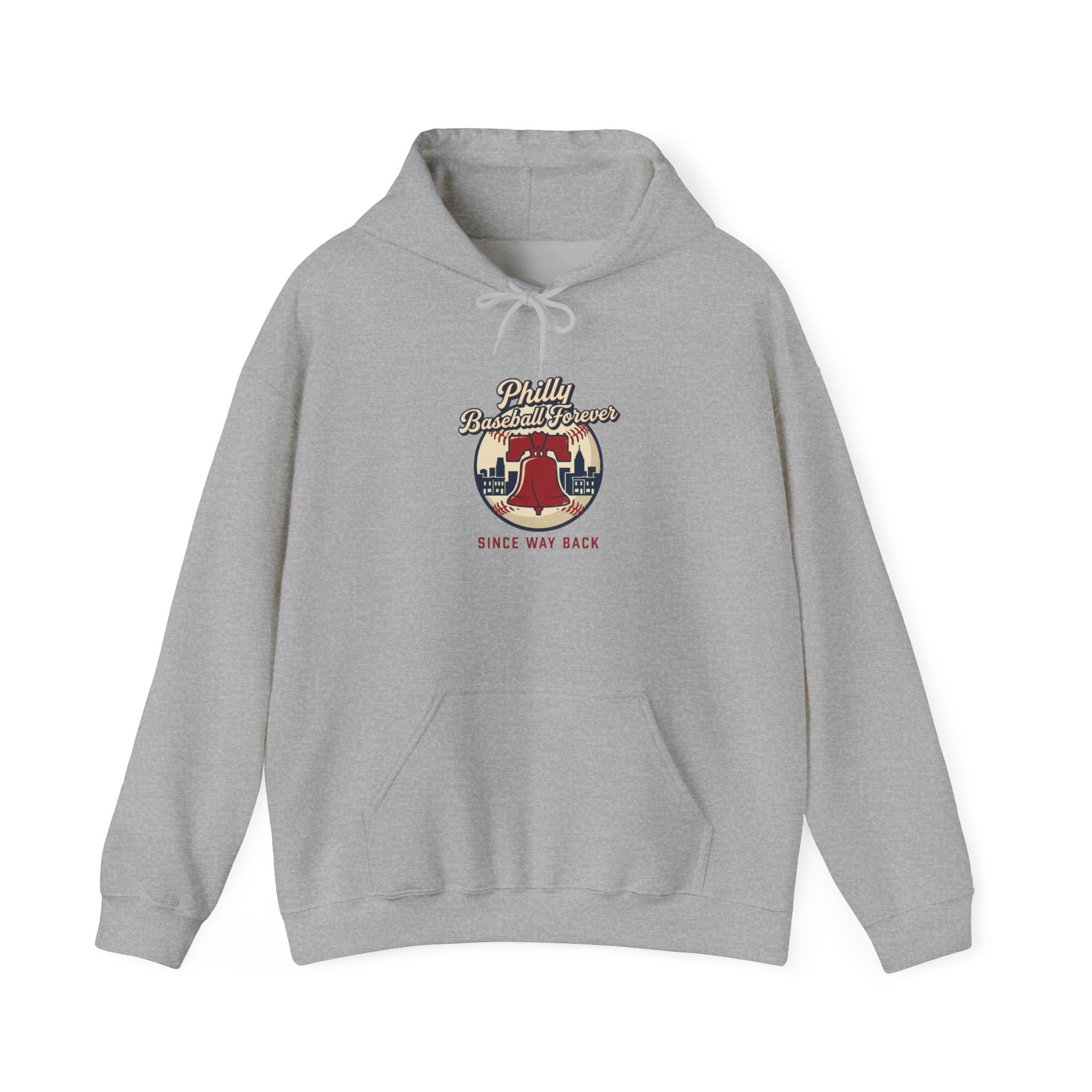 Philly Baseball Pride Hoodie | vintage script, city pride