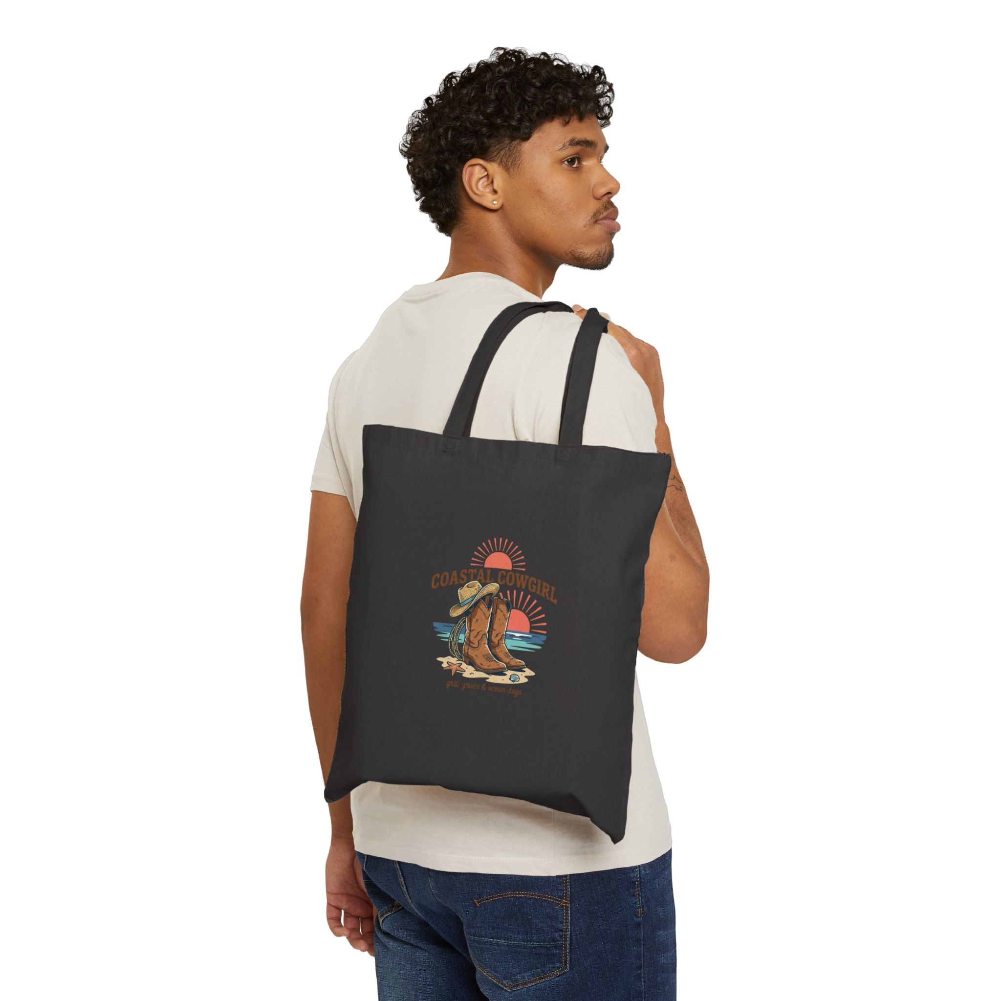 Coastal Cowgirl Tote | western ranch rustic prairie canvas