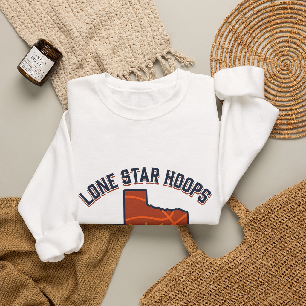 Texas Basketball Pride Sweatshirt | Lone Star Hoops, Western Varsity Retro