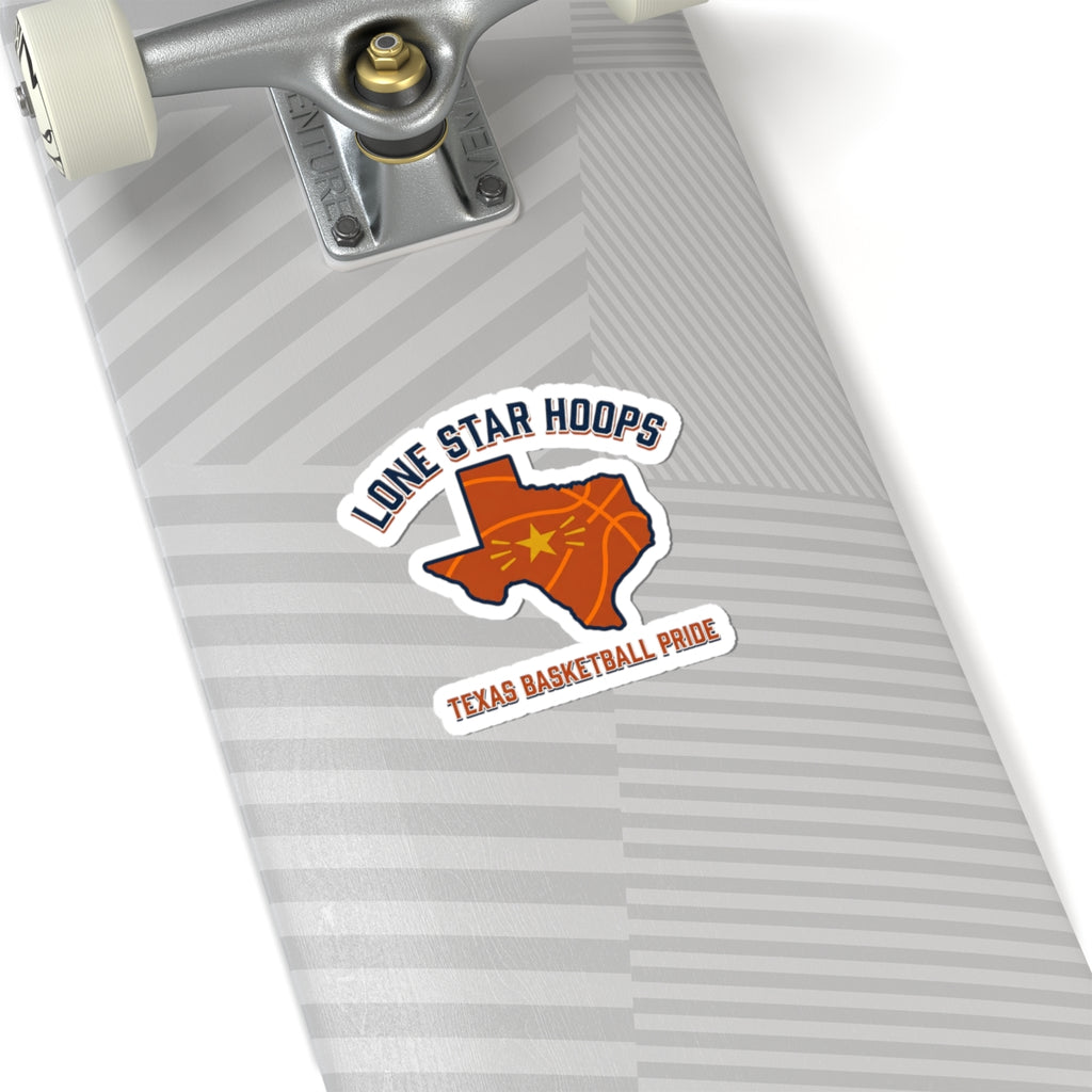 Lone Star Hoops Texas Basketball Sticker | Texas pride, varsity retro