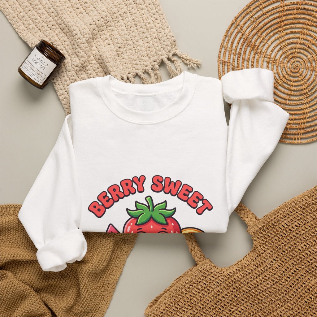 Berry Sweet Summer Sweatshirt | strawberry, citrus, picnic aesthetic