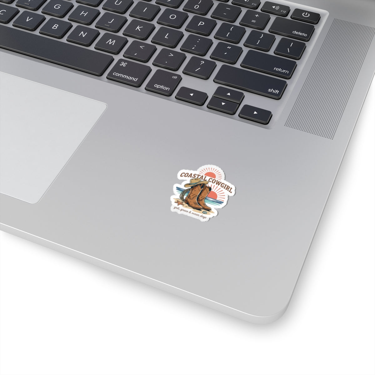 Coastal Cowgirl Boots Sticker | western rustic prairie rodeo