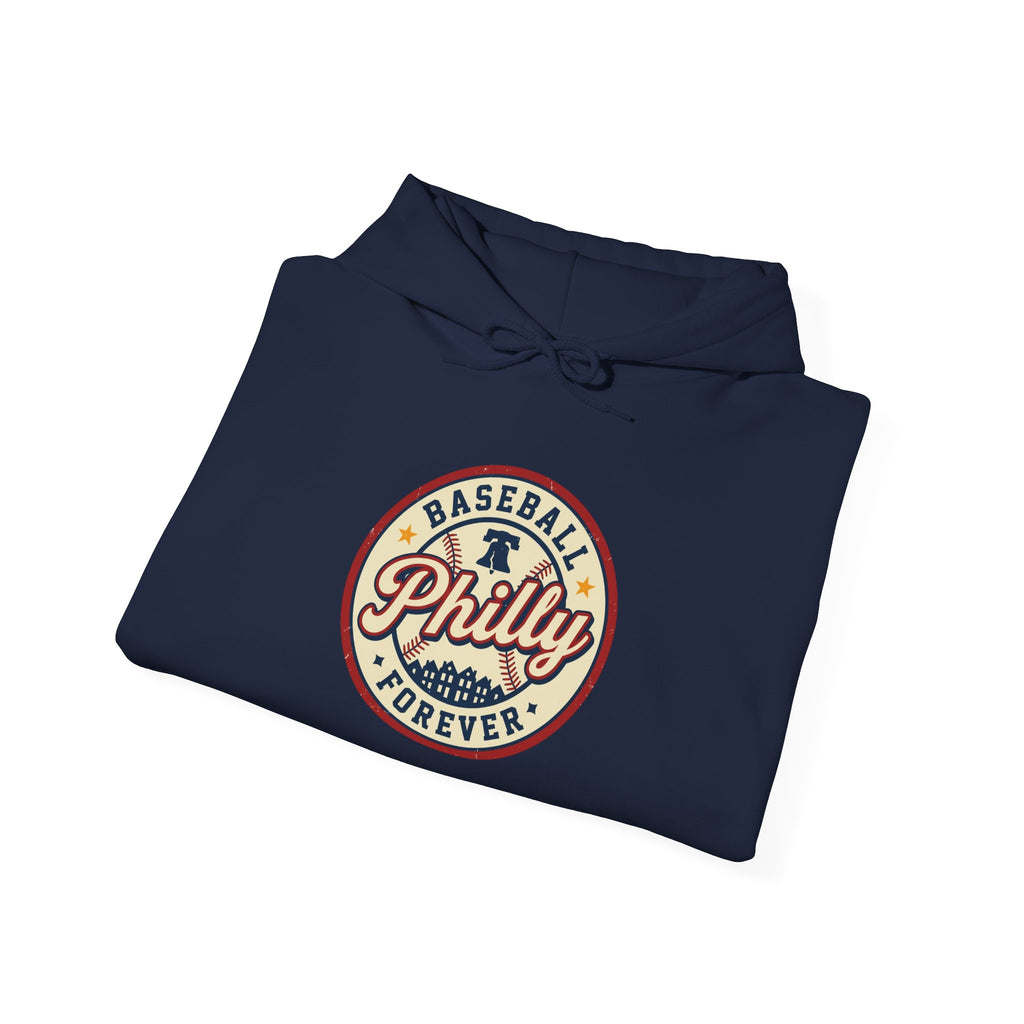 Philly Baseball Vintage Script Hoodie | City Pride, Athletic Retro