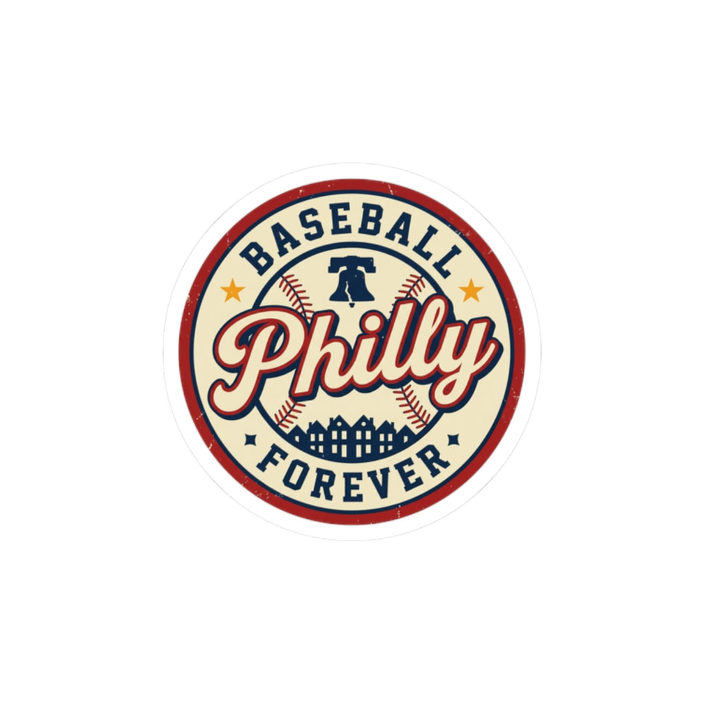 Philly Baseball Vintage Script Sticker | city pride, athletic