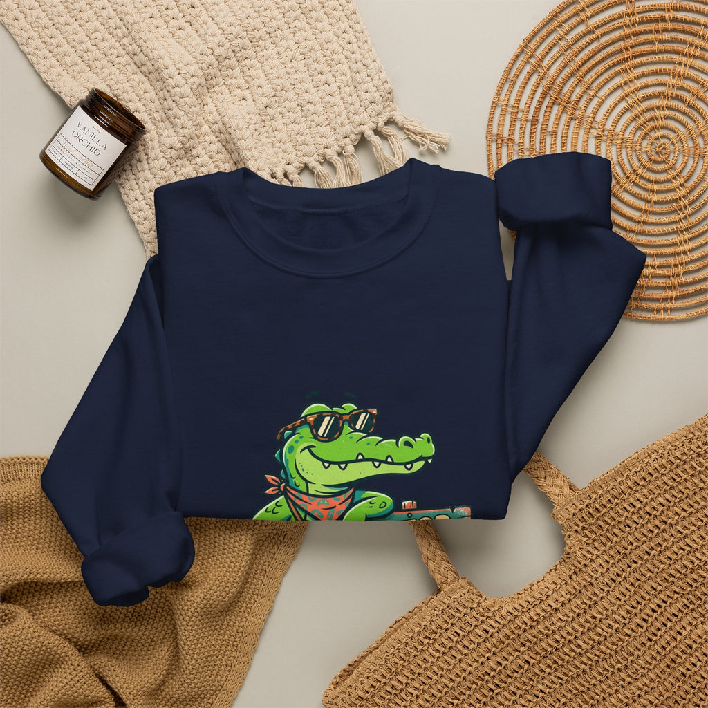 Gator State Sign sweatshirт | alligator pun, swamp life lake day