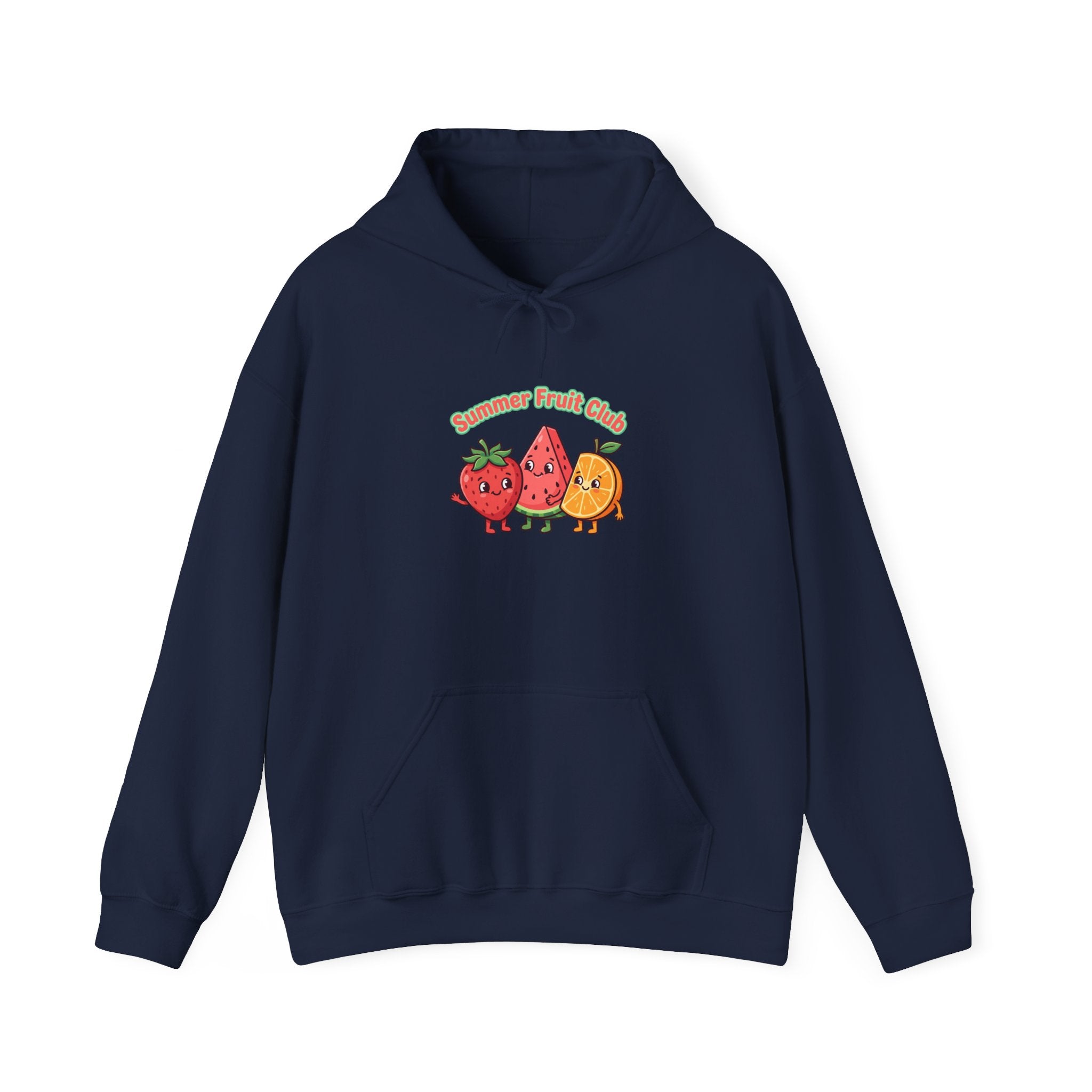 Summer Fruit Club Hoodie | strawberry peach watermelon, picnic aesthetic, cottagecore