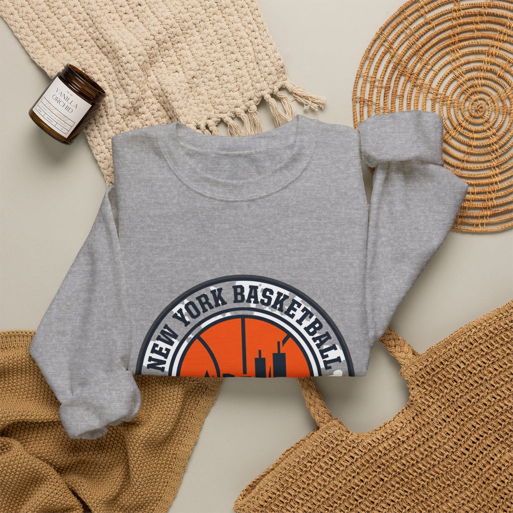 New York Basketball City Court Club Crewneck, varsity, streetwear