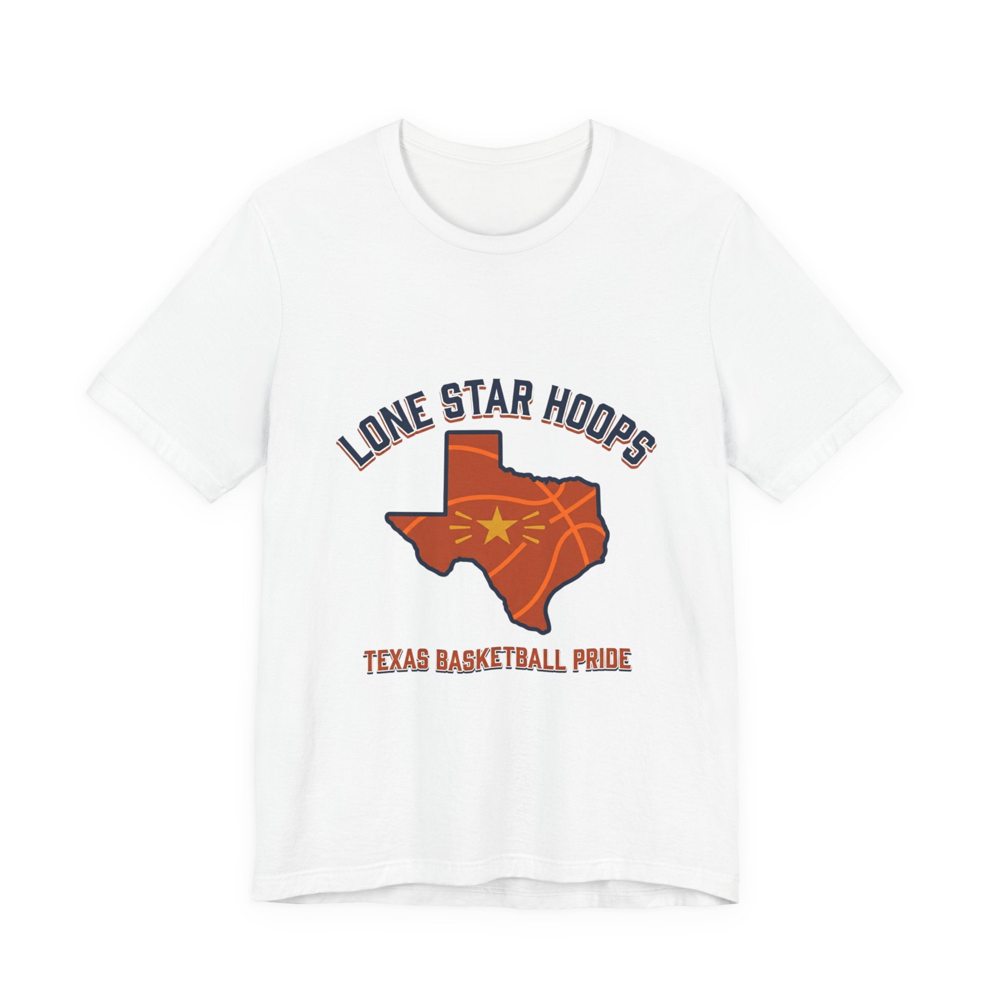 Texas Basketball Pride Tee | Lone Star hoops, varsity retro, western basketball