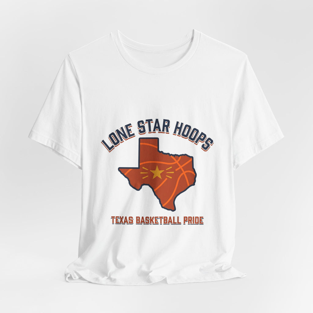Texas Basketball Pride Tee | Lone Star hoops, varsity retro, western basketball