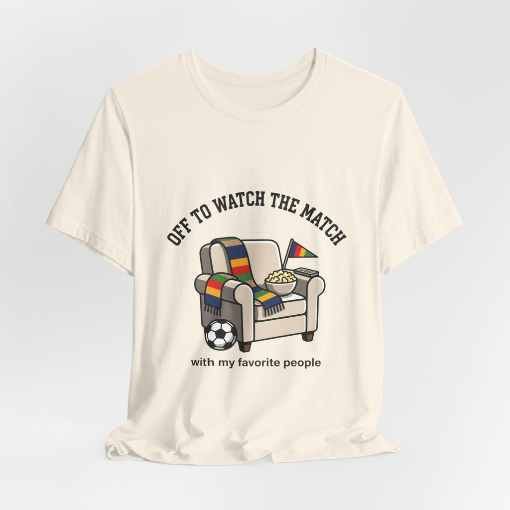 Off to Watch the Match Tee | soccer watch party, match-day outfit