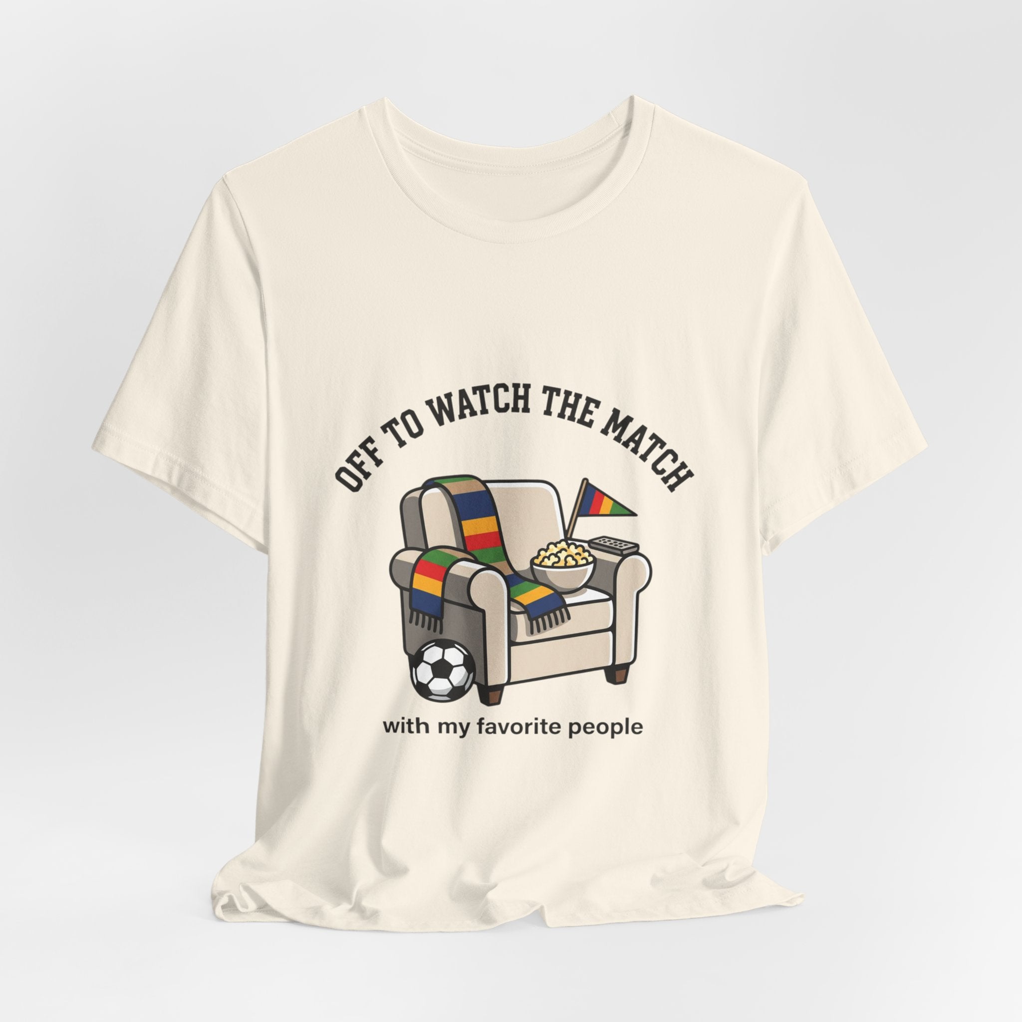 Off to Watch the Match Tee | soccer watch party, match-day outfit