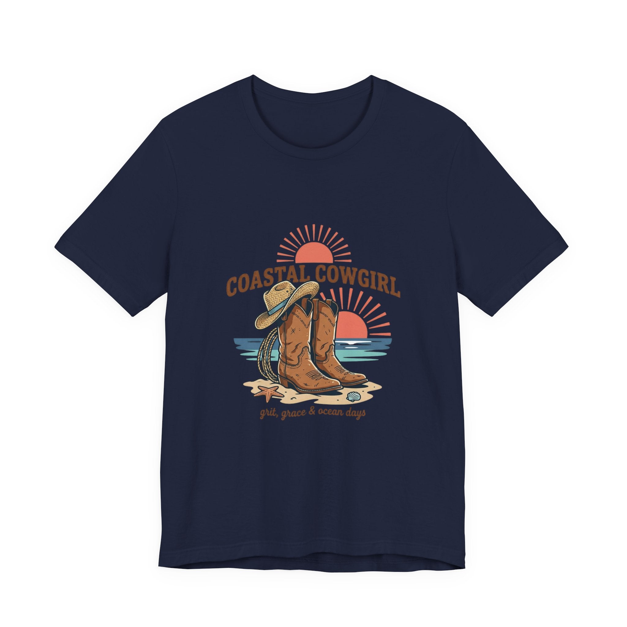 Coastal Cowgirl Boots Tee | western, ranch, vintage